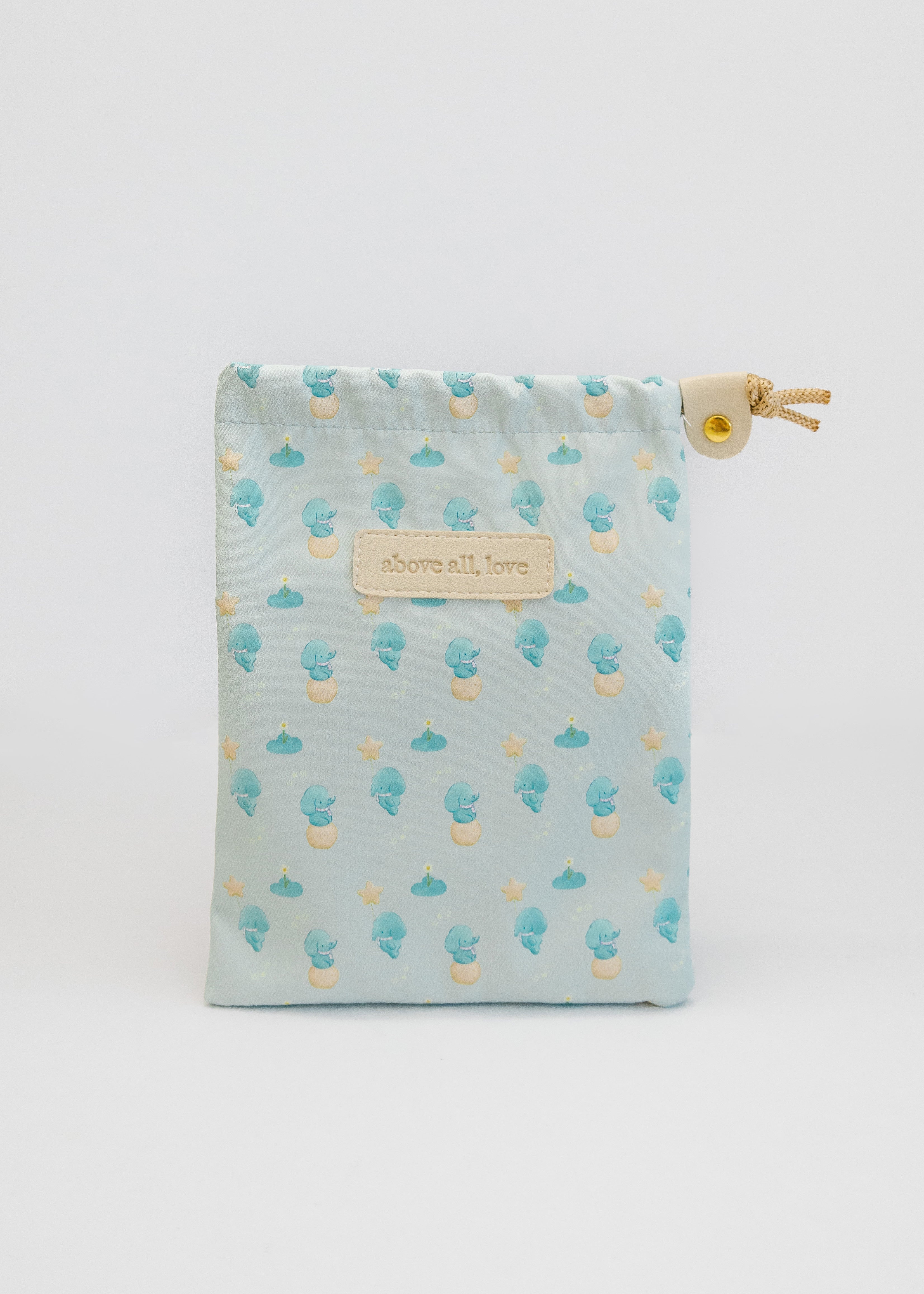 {{Exclusive Special}} Jang Ele Blue Drawstring Pouch