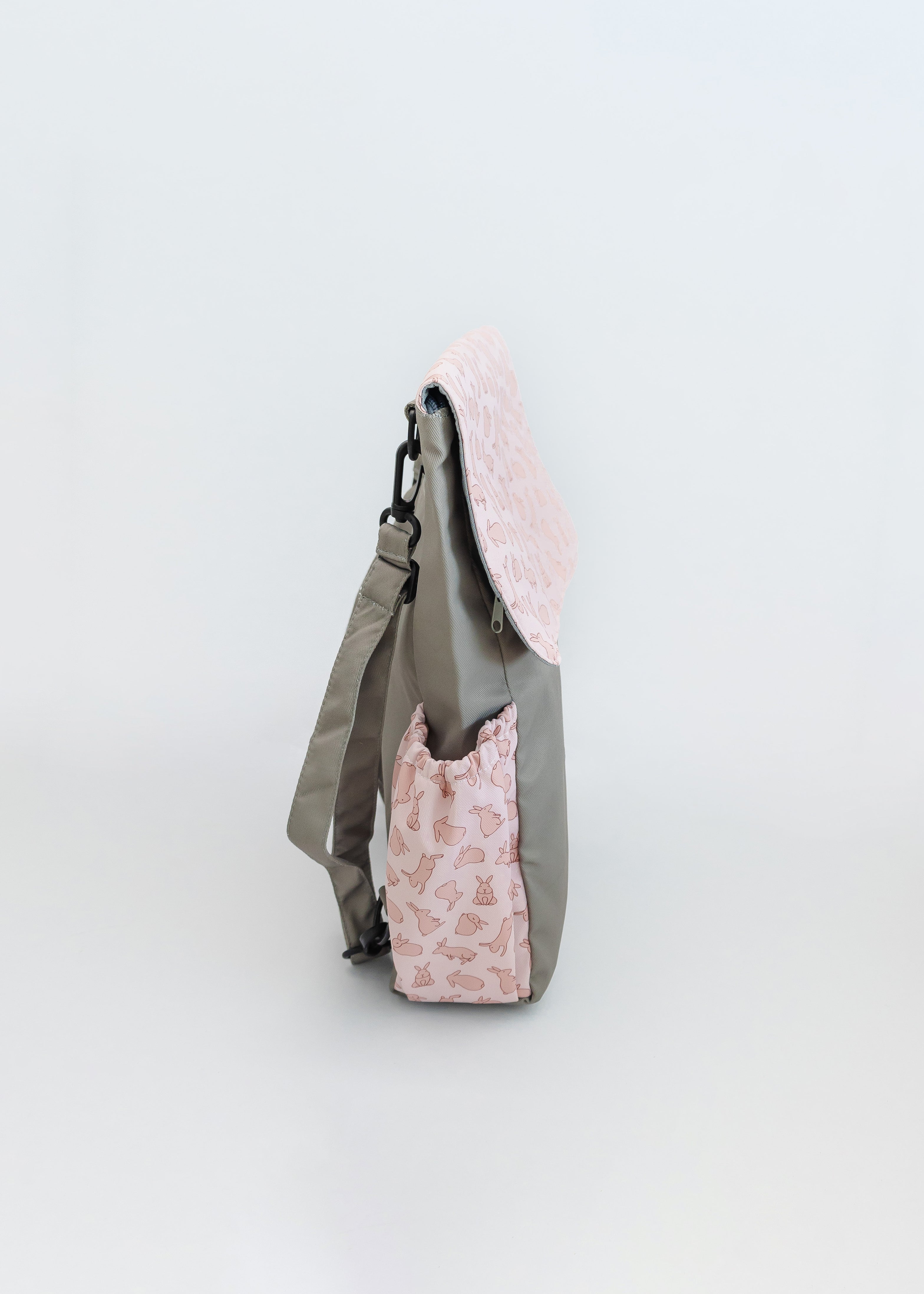 Rabbit Pink Utility 4-Way Washable Bag {V2}