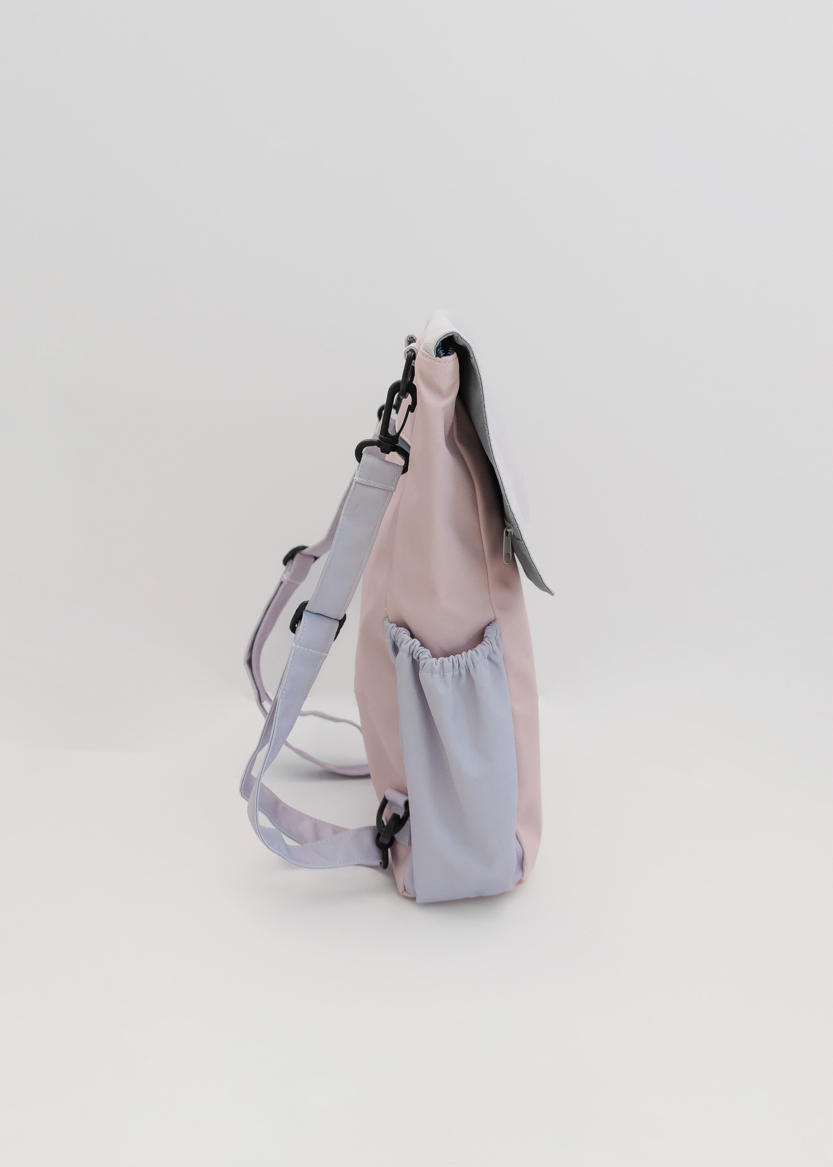 Pink Grey Utility 4-Way Washable Bag {V2}