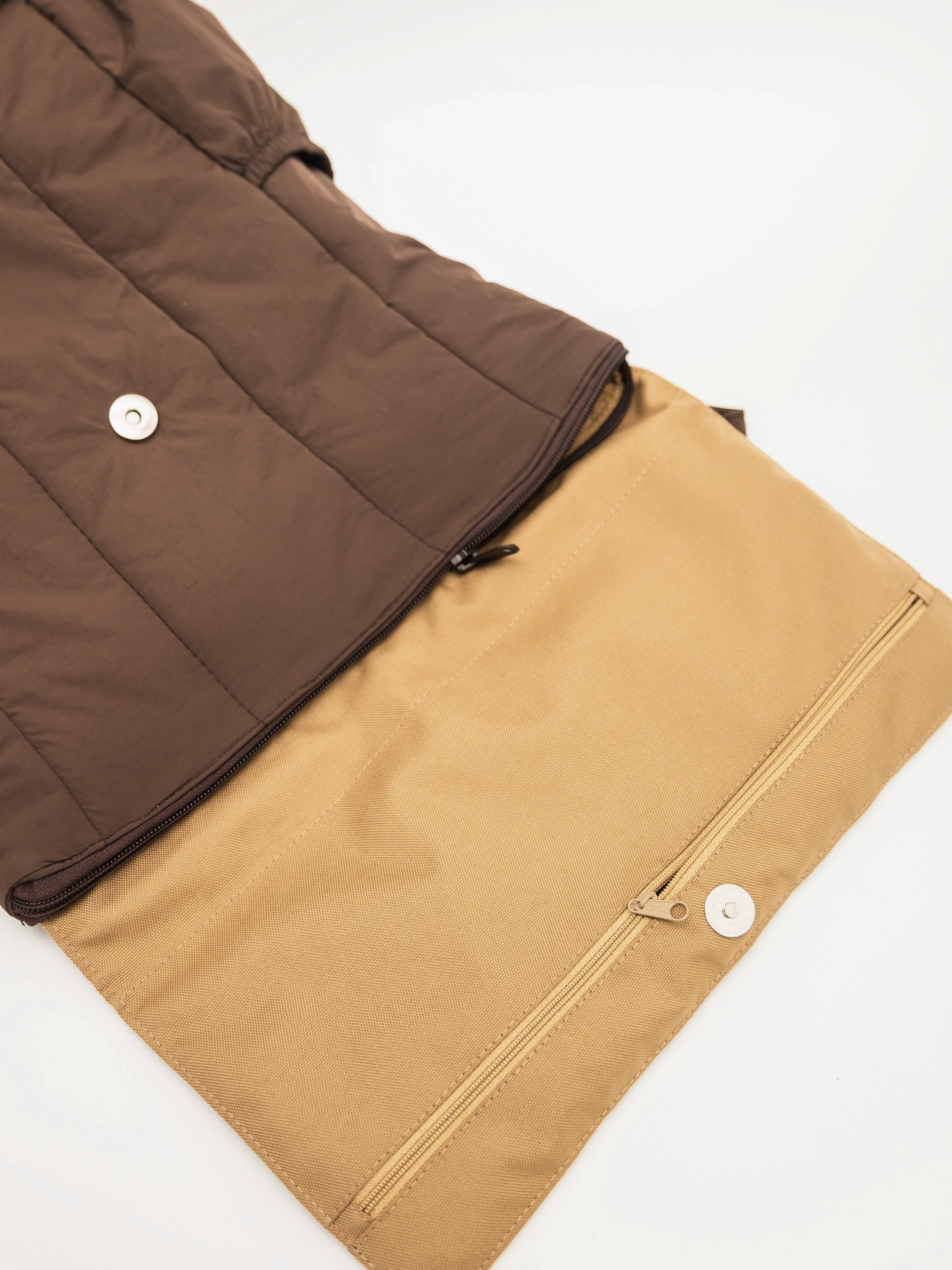 Puffies Brown Utility 4-Way Washable Bag 2.0