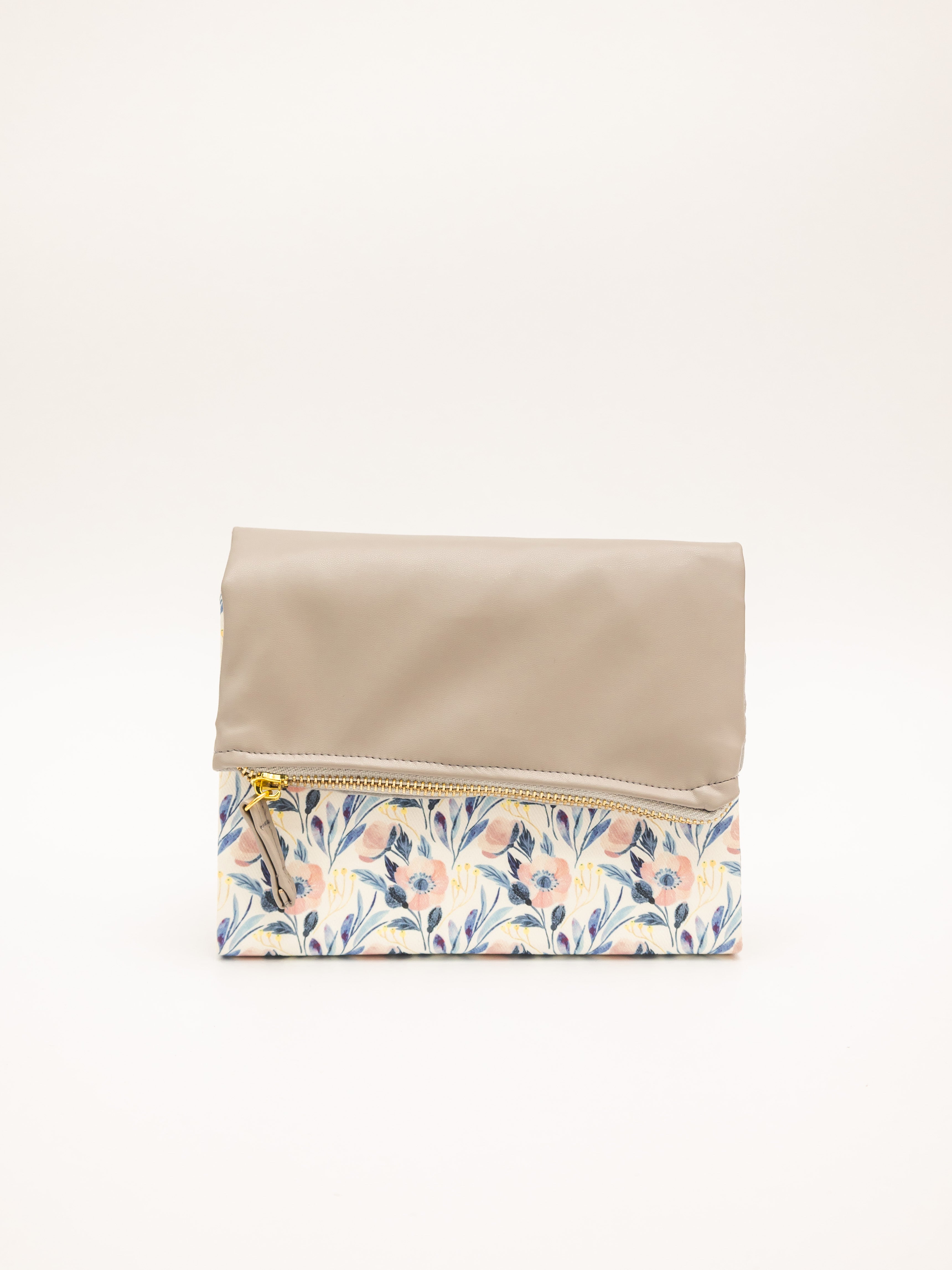 Floral Grey Pursebook