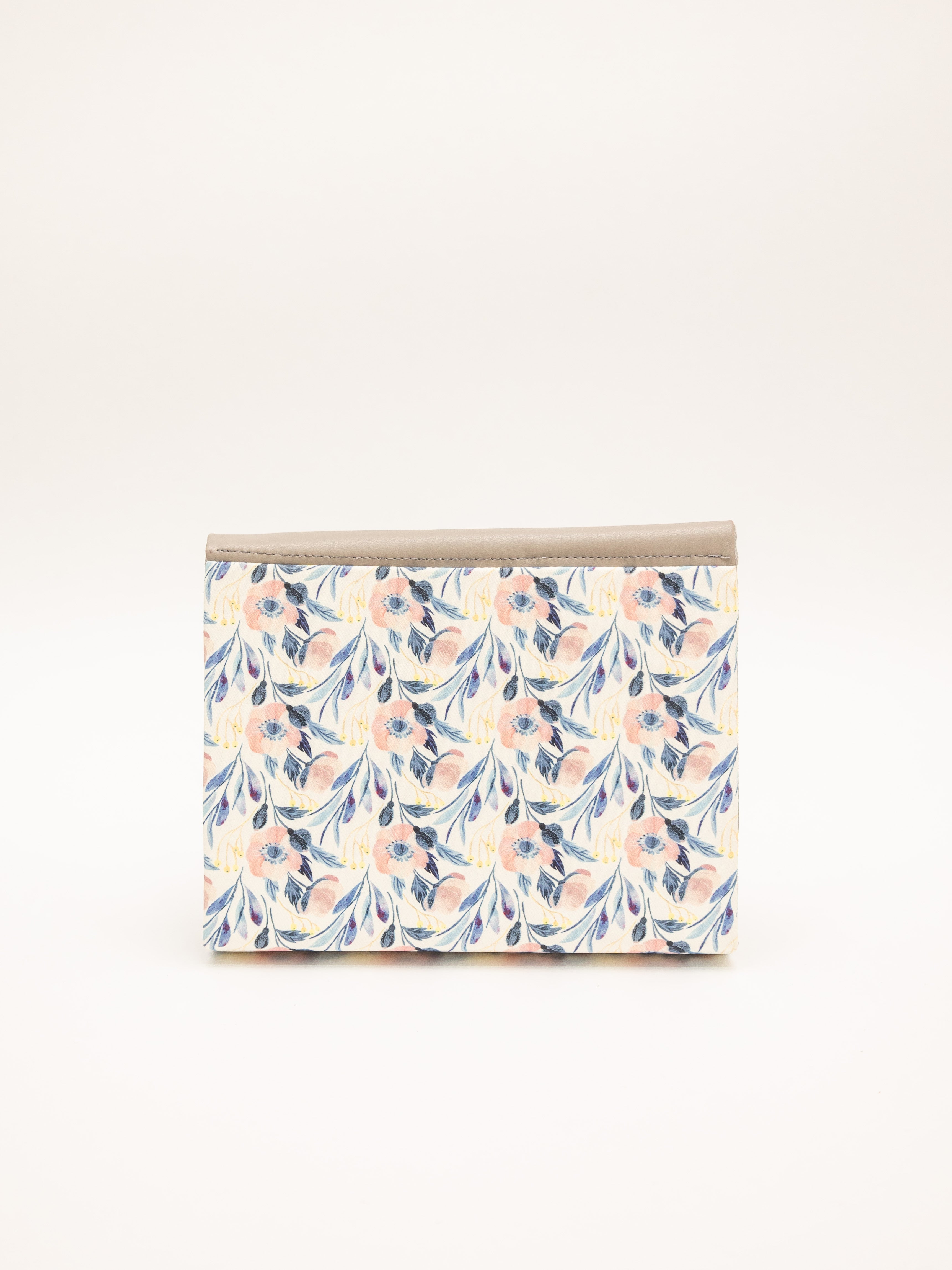 Floral Grey Pursebook