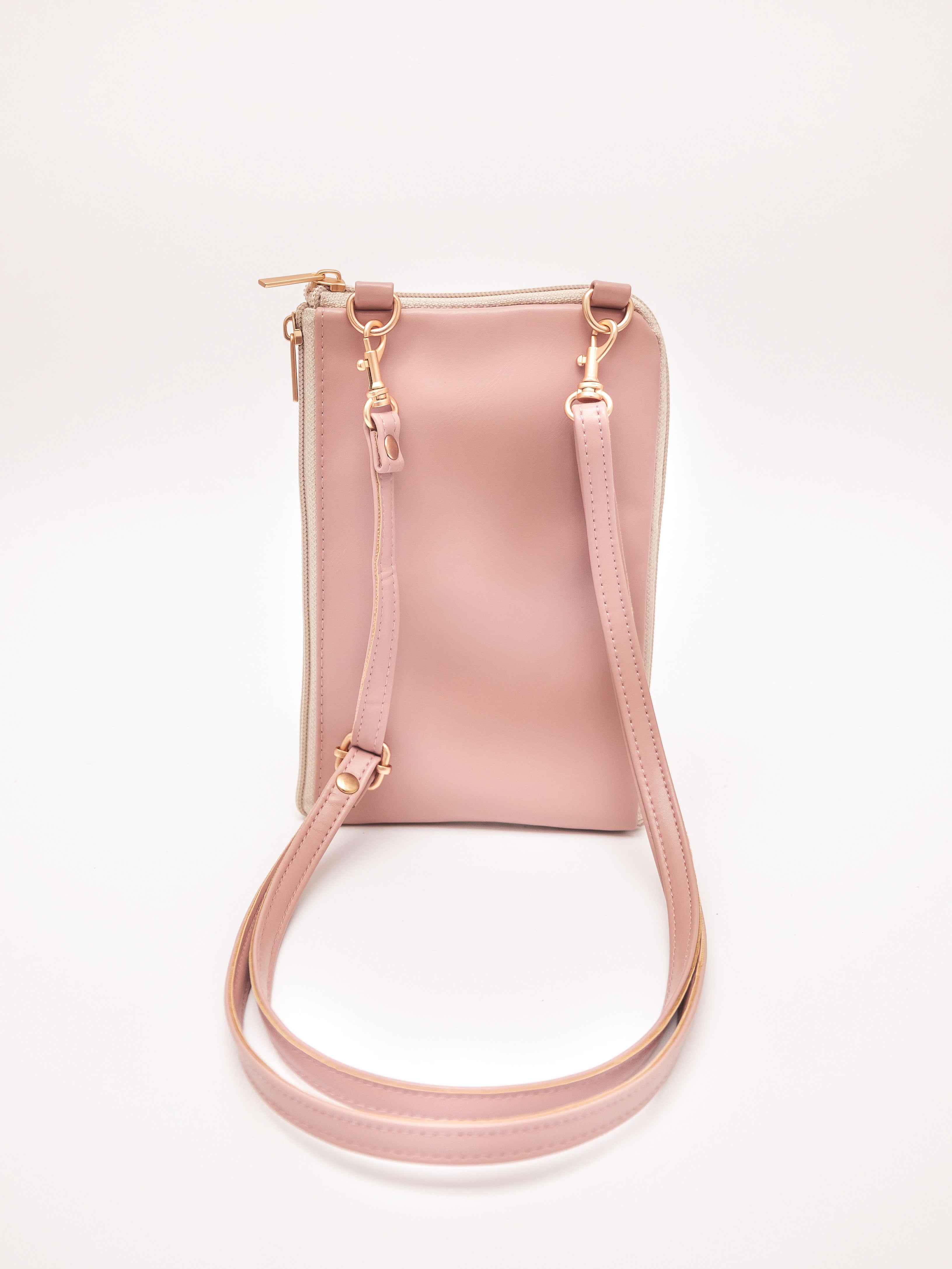 {{Premium}} Lace Vintage Rose Dual Zip Sling Bag 2.0