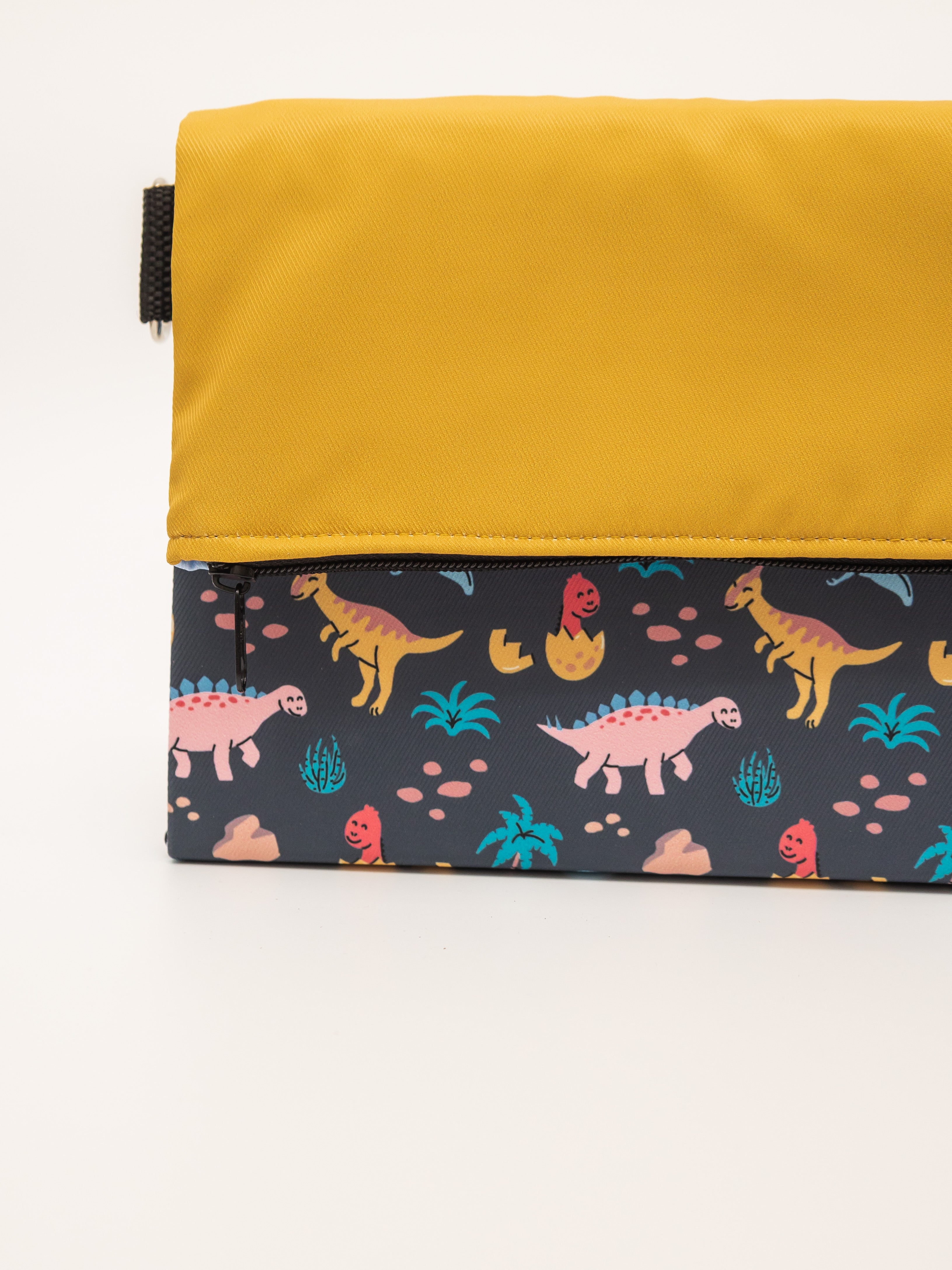 Dinosaur Mustard Kids Portable Doodle Bag