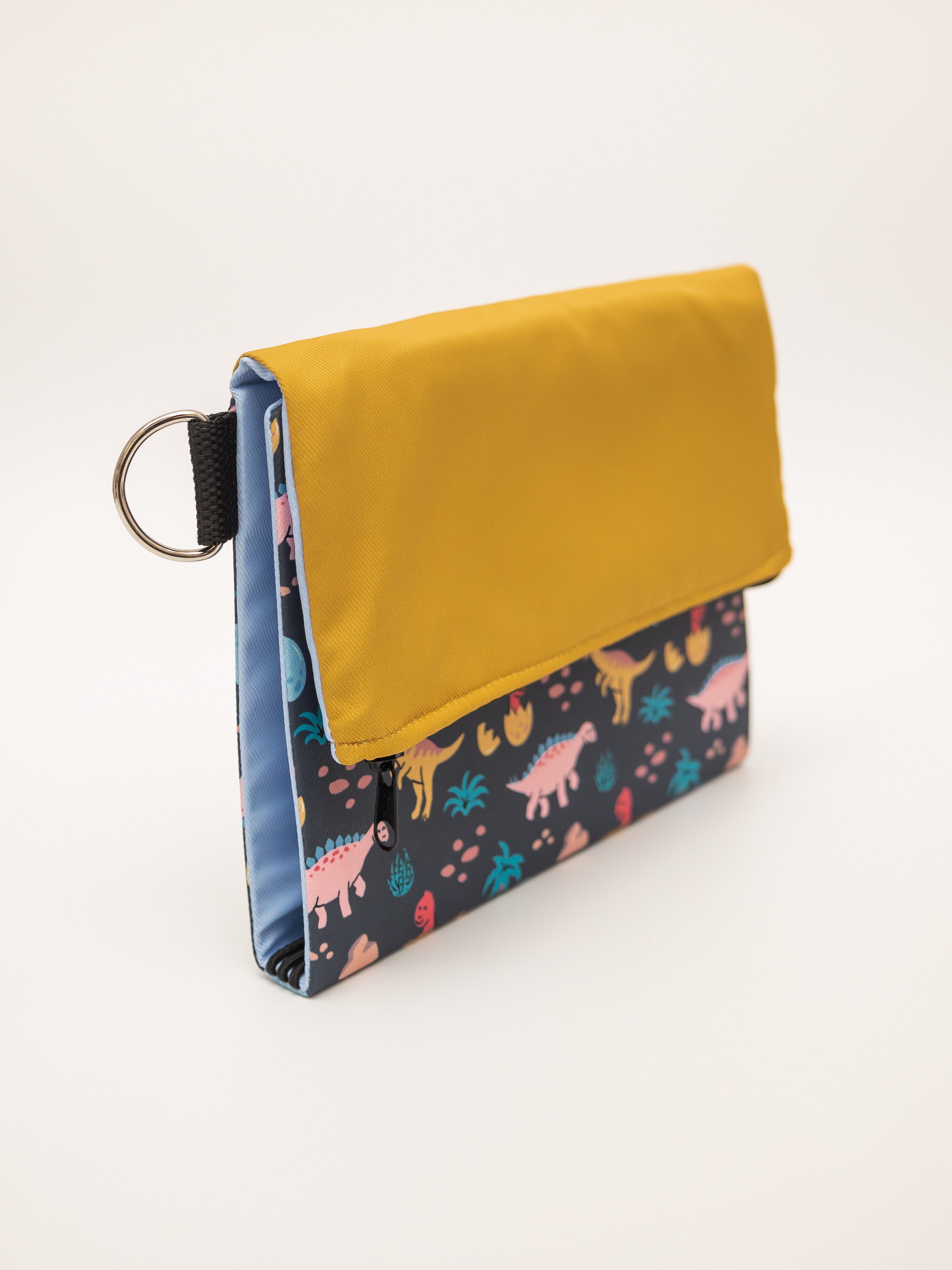 Dinosaur Mustard Kids Portable Doodle Bag