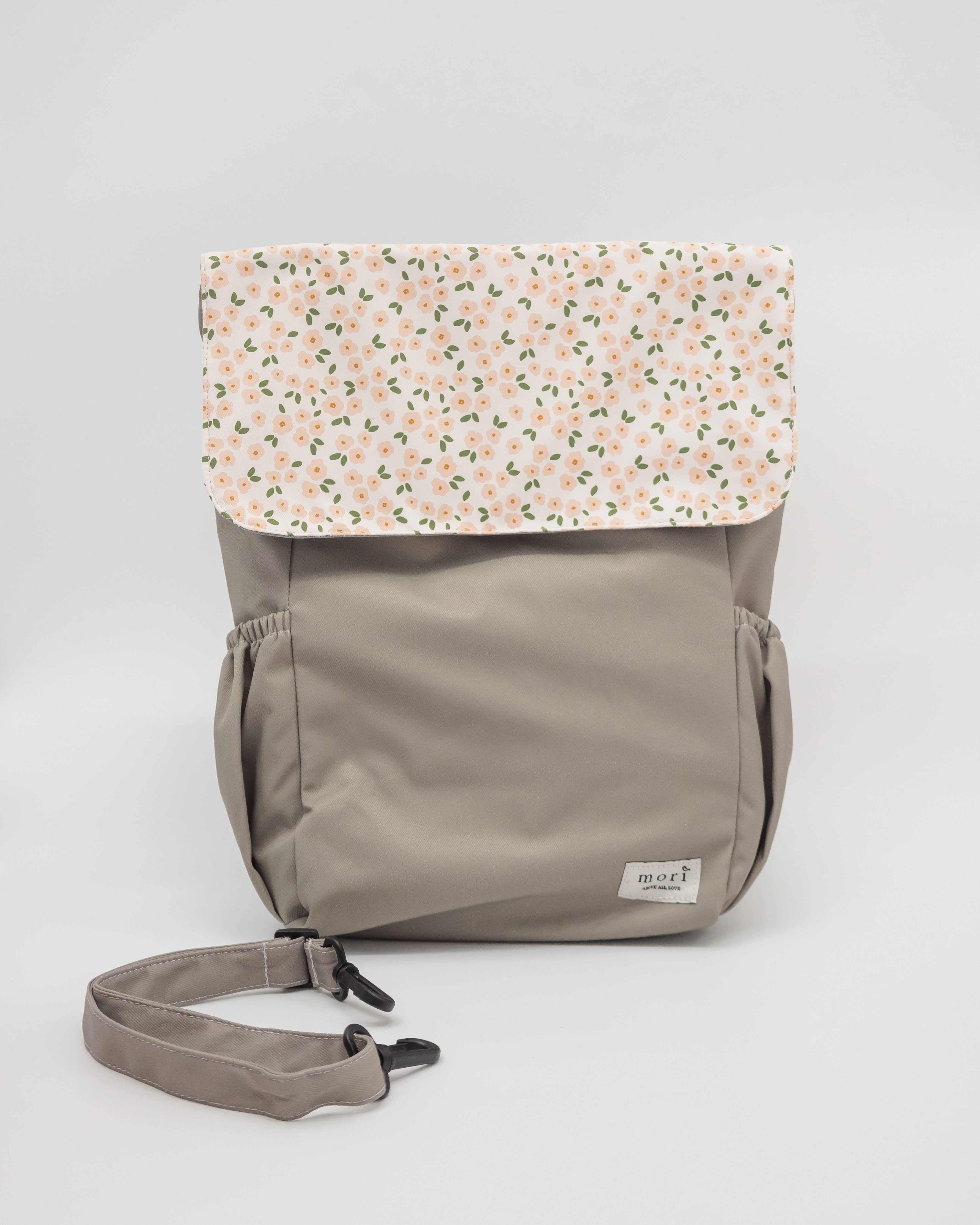 Mini Florals Greyish-Green Utility 4-Way Washable Bag 2.0