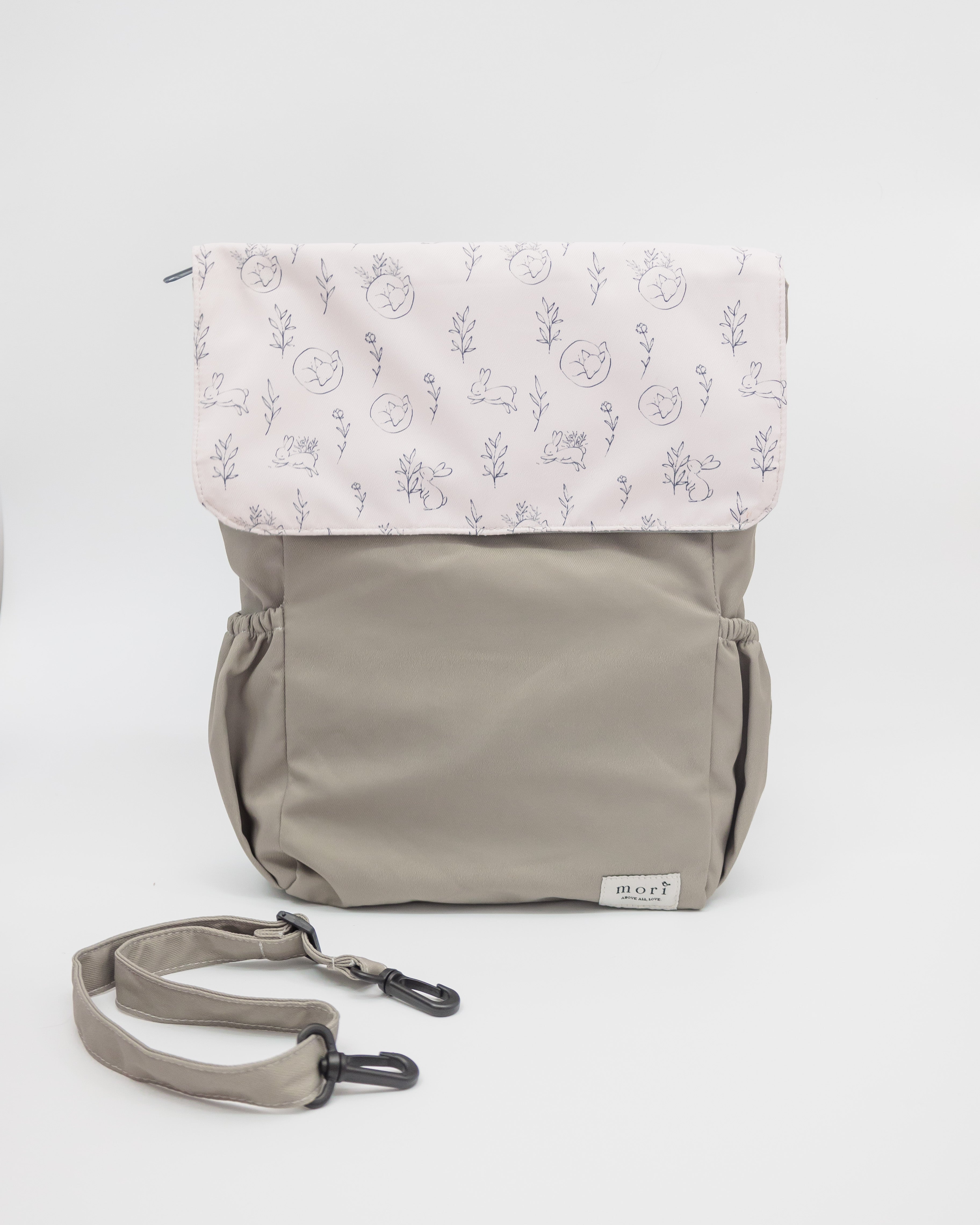 Rabbit Fox Botany Greyish-Green Utility 4-Way Washable Bag 2.0