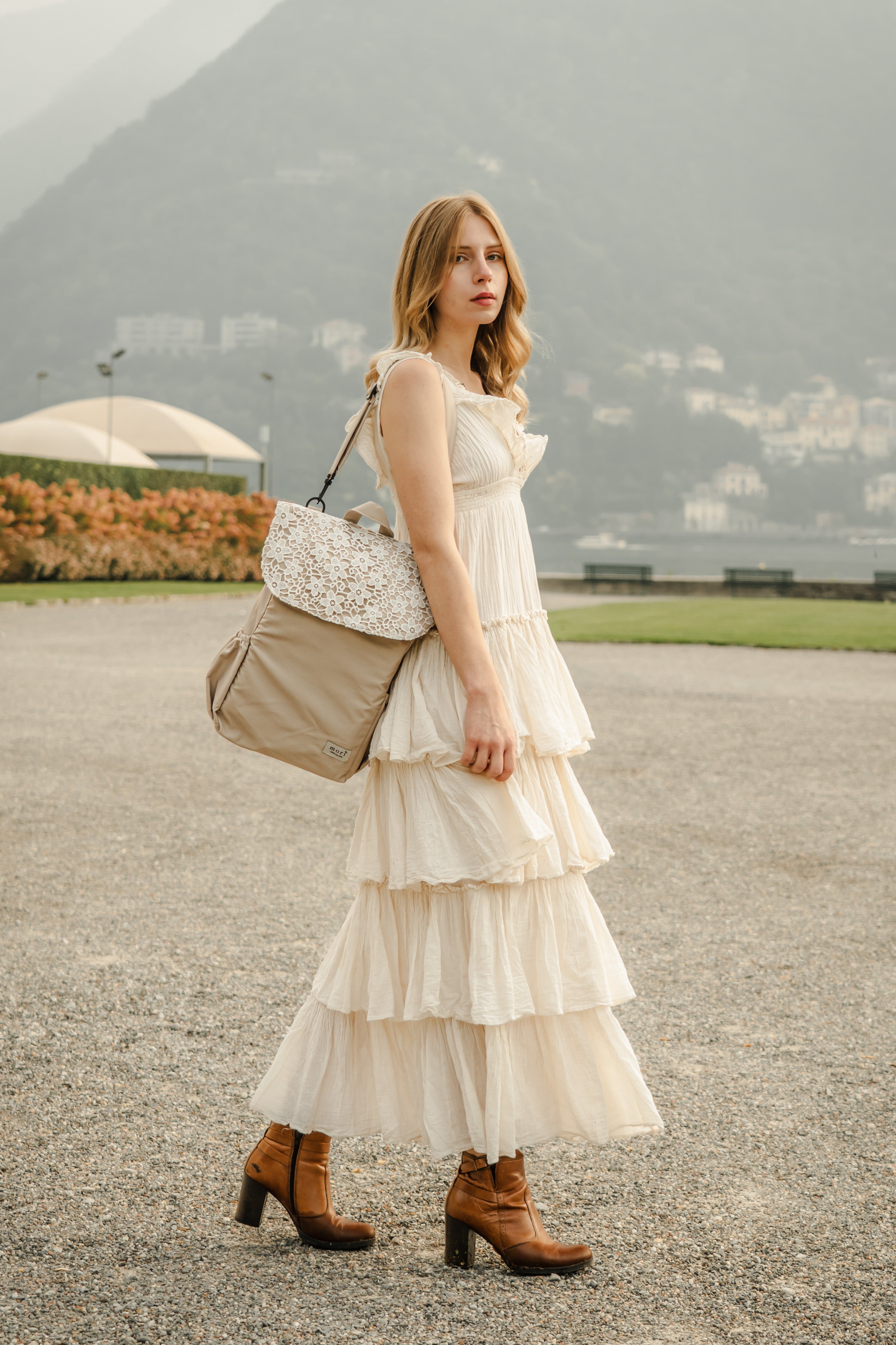 Lace Beige Utility Backpack 3.0