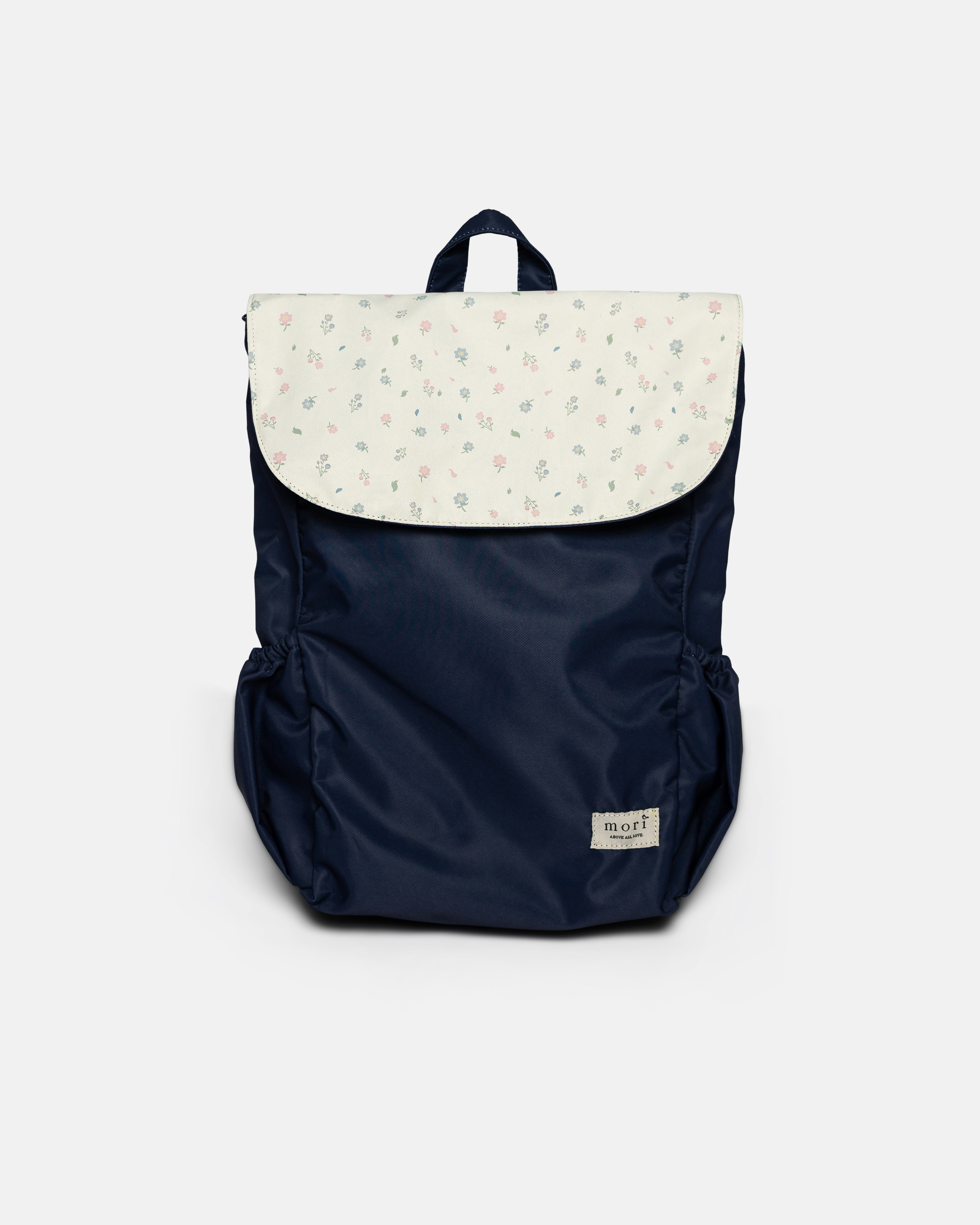 {{ARTDIS x Mori}} Skeleton Flowers Navy Utility Backpack 3.0