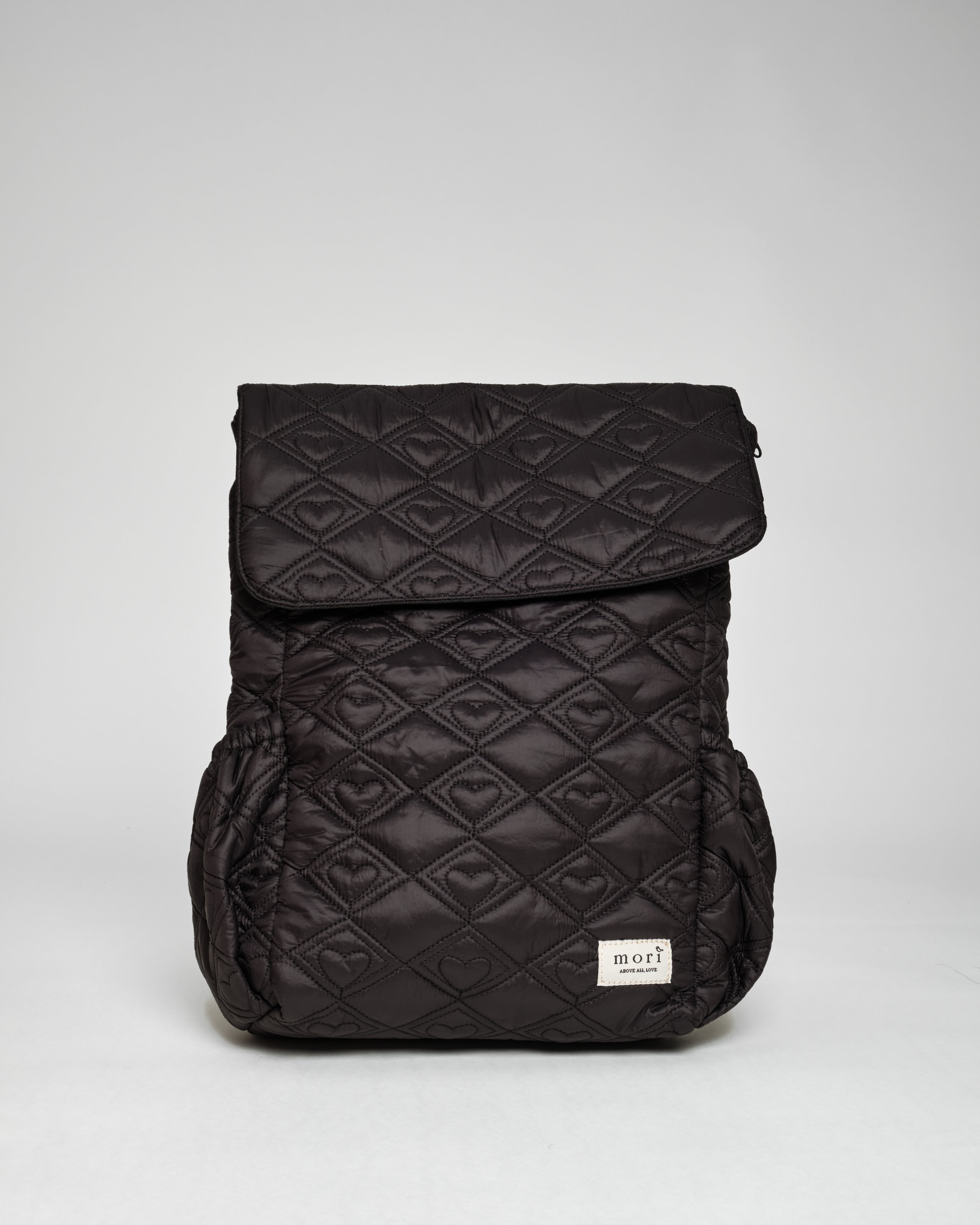 Quilted Hearts Black Utility 4-Way Washable Bag 2.0