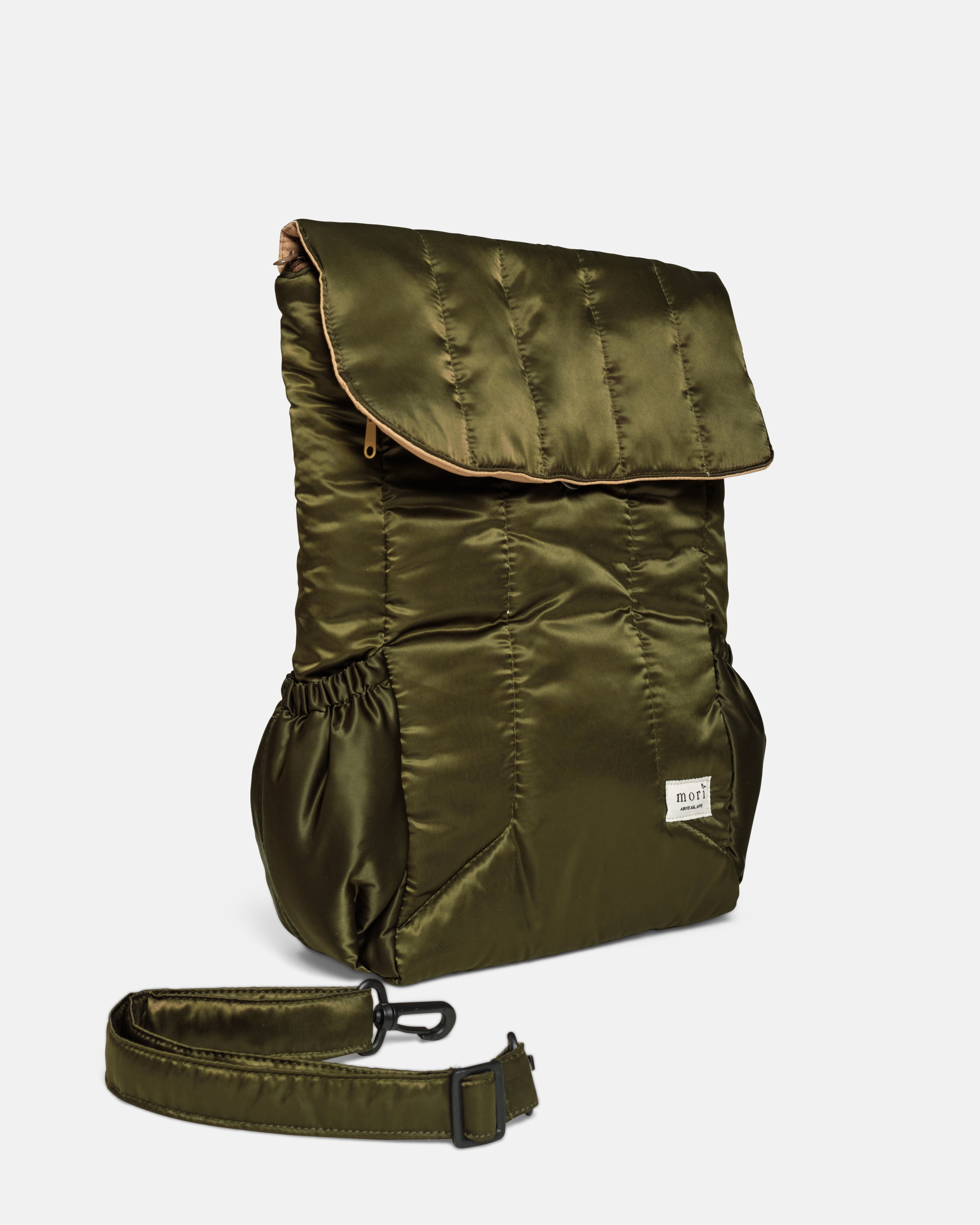 Puffies Dark Olive Utility 4-Way Washable Bag 2.0