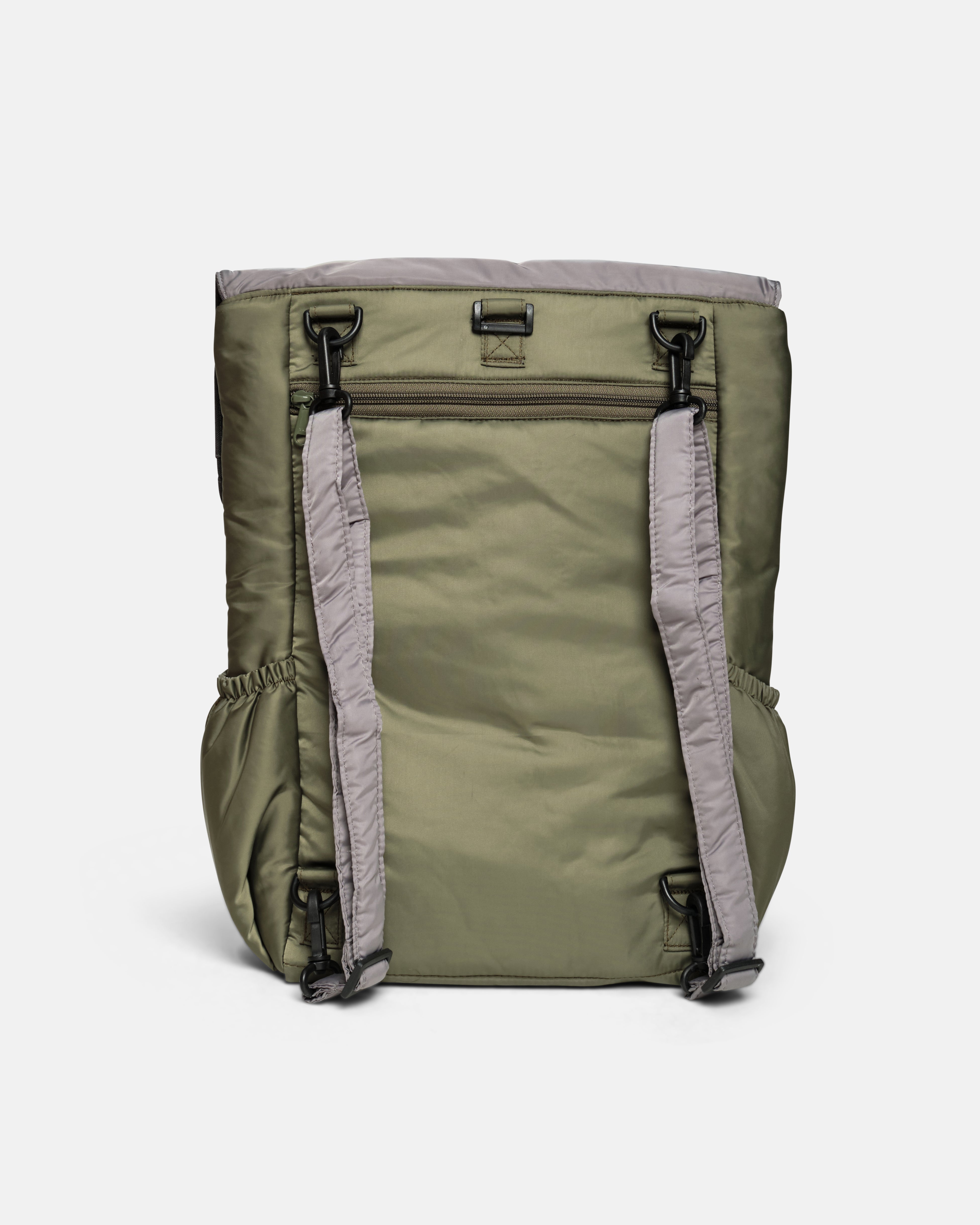 Pleats Olive Grey 4-Way Washable Bag 2.0
