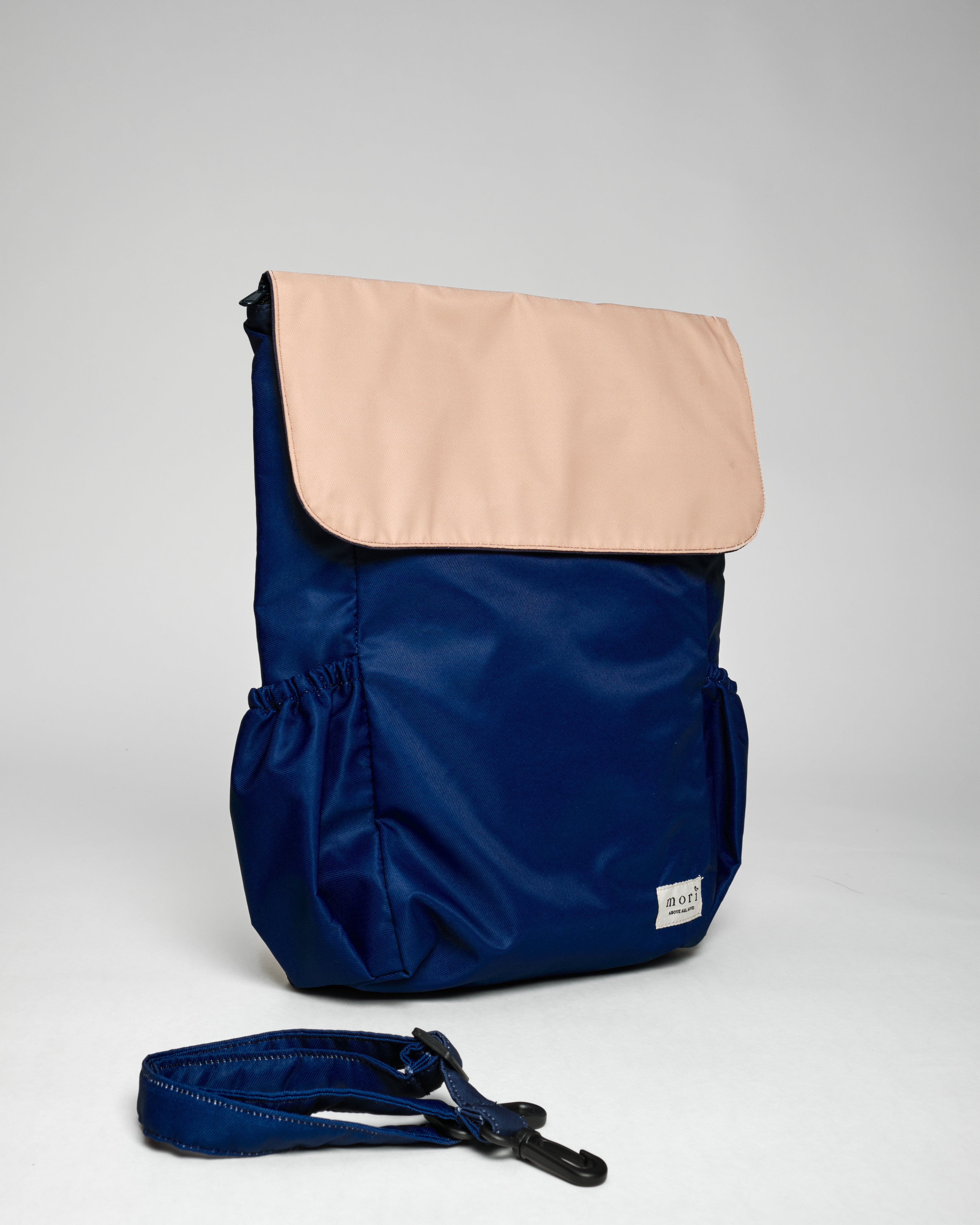 Navy Beige Utility 4-Way Washable Bag 2.0