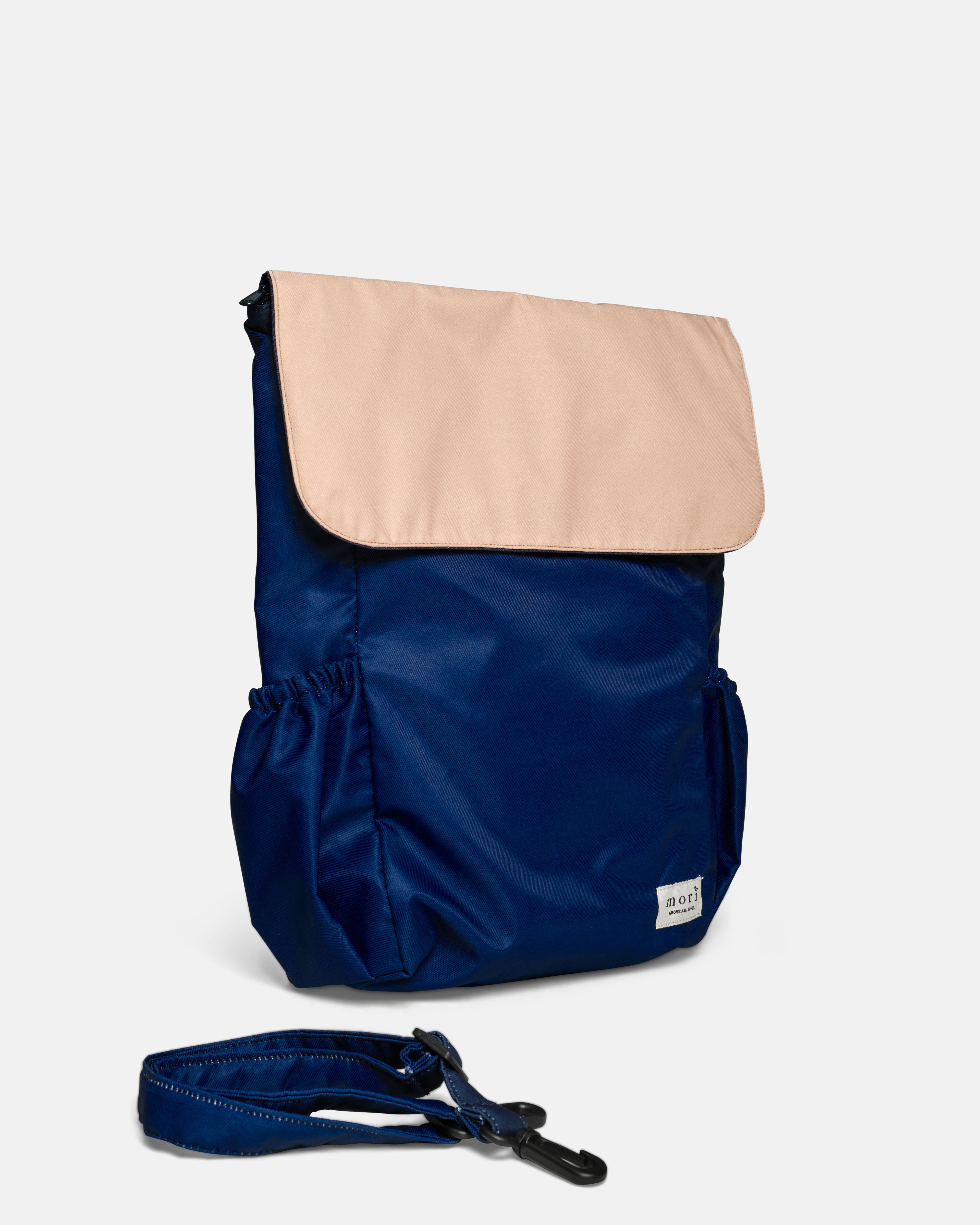 Navy Beige Utility 4-Way Washable Bag 2.0