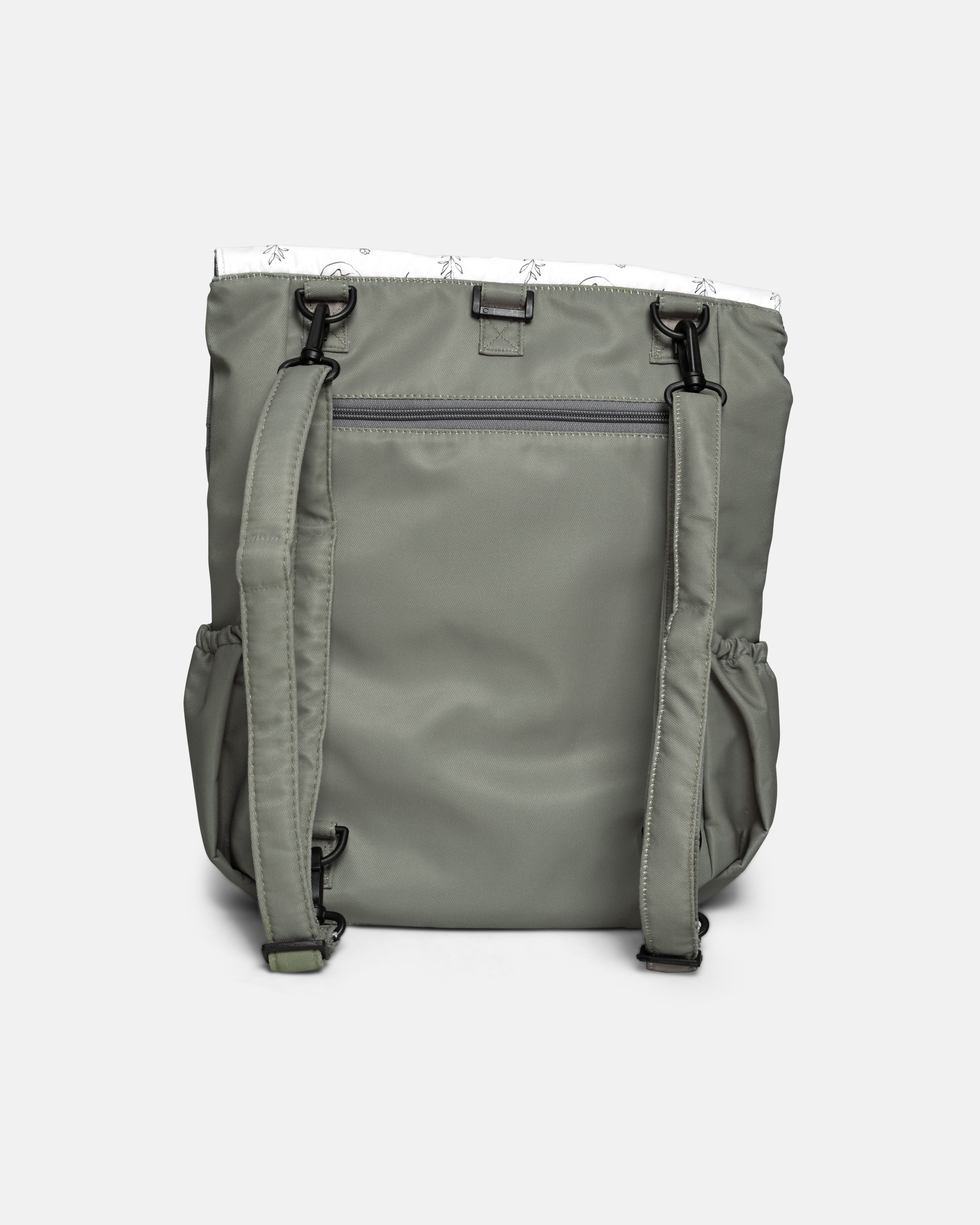 Rabbit Fox Botany Greyish-Green Utility 4-Way Washable Bag 2.0