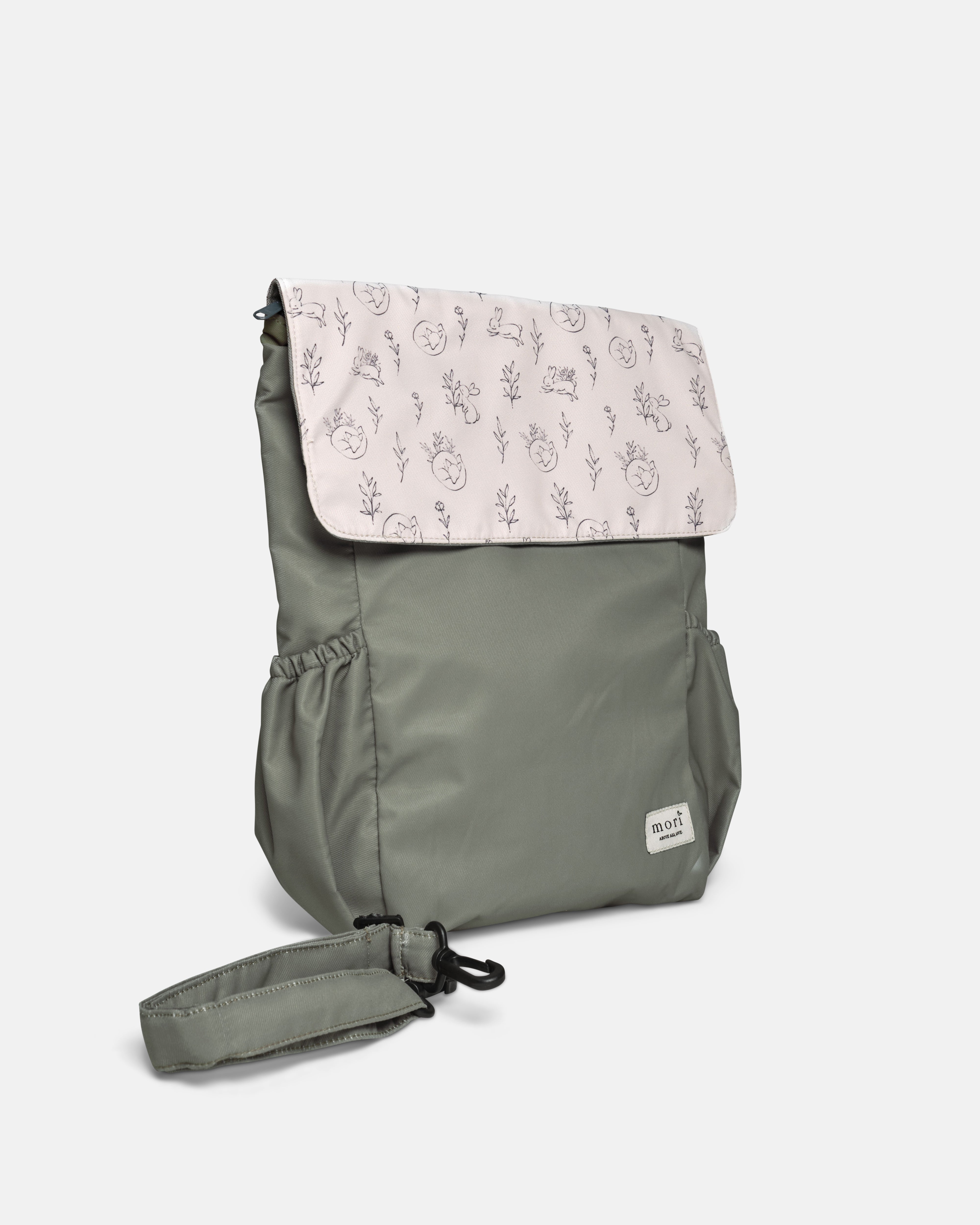 Rabbit Fox Botany Greyish-Green Utility 4-Way Washable Bag 2.0