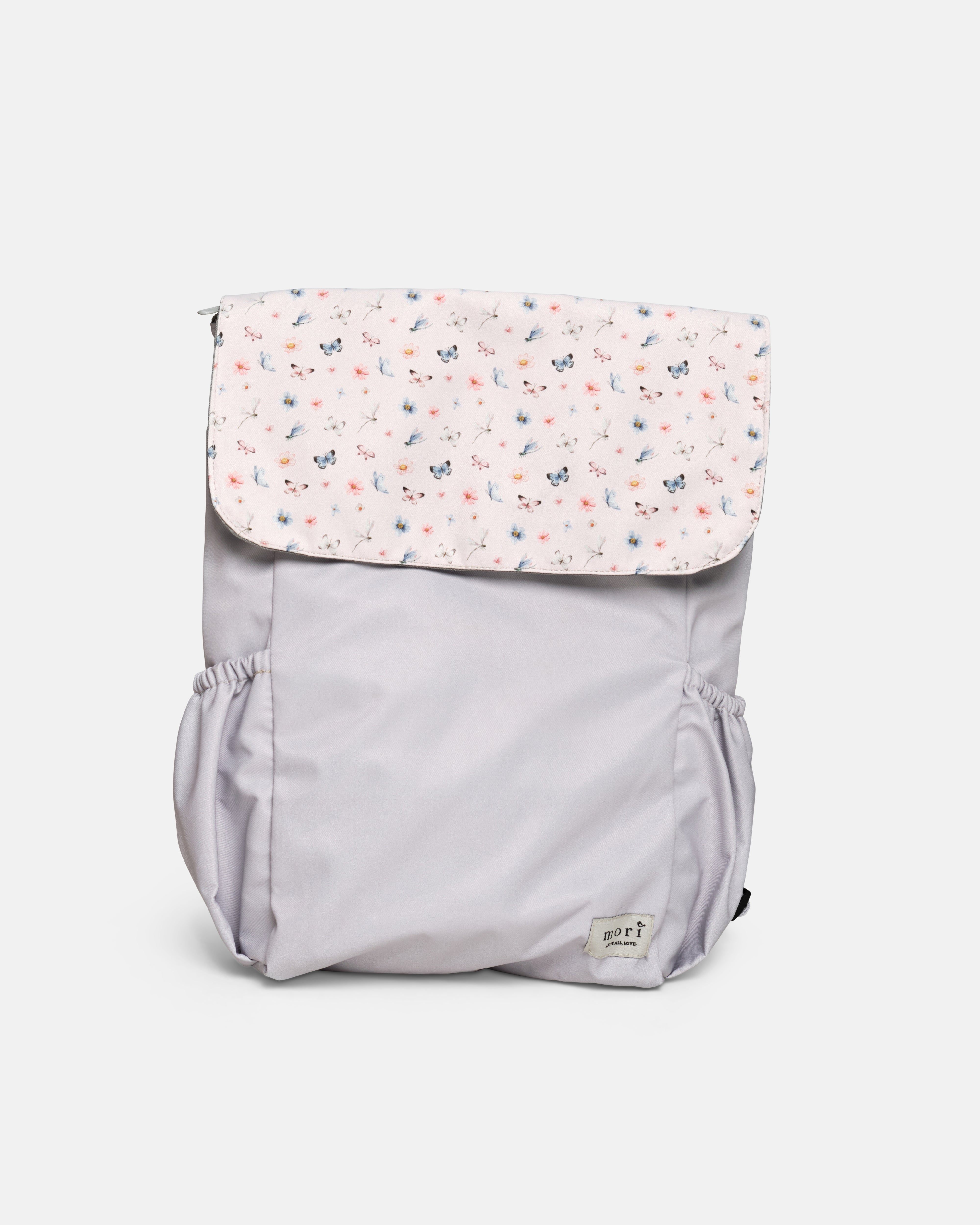 Dreamy Butterflies Grey Utility 4-Way Washable Bag 2.0