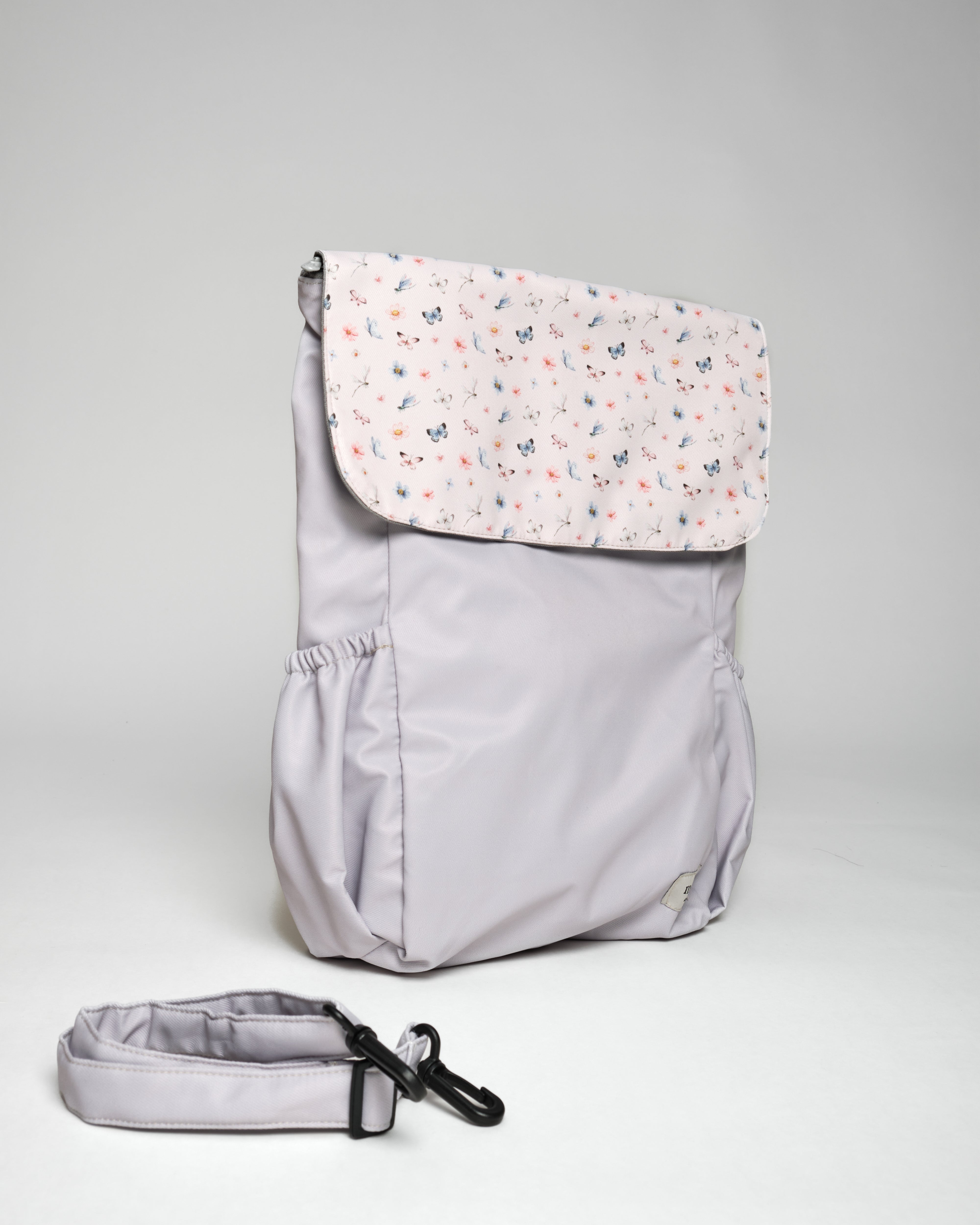 Dreamy Butterflies Grey Utility 4-Way Washable Bag 2.0