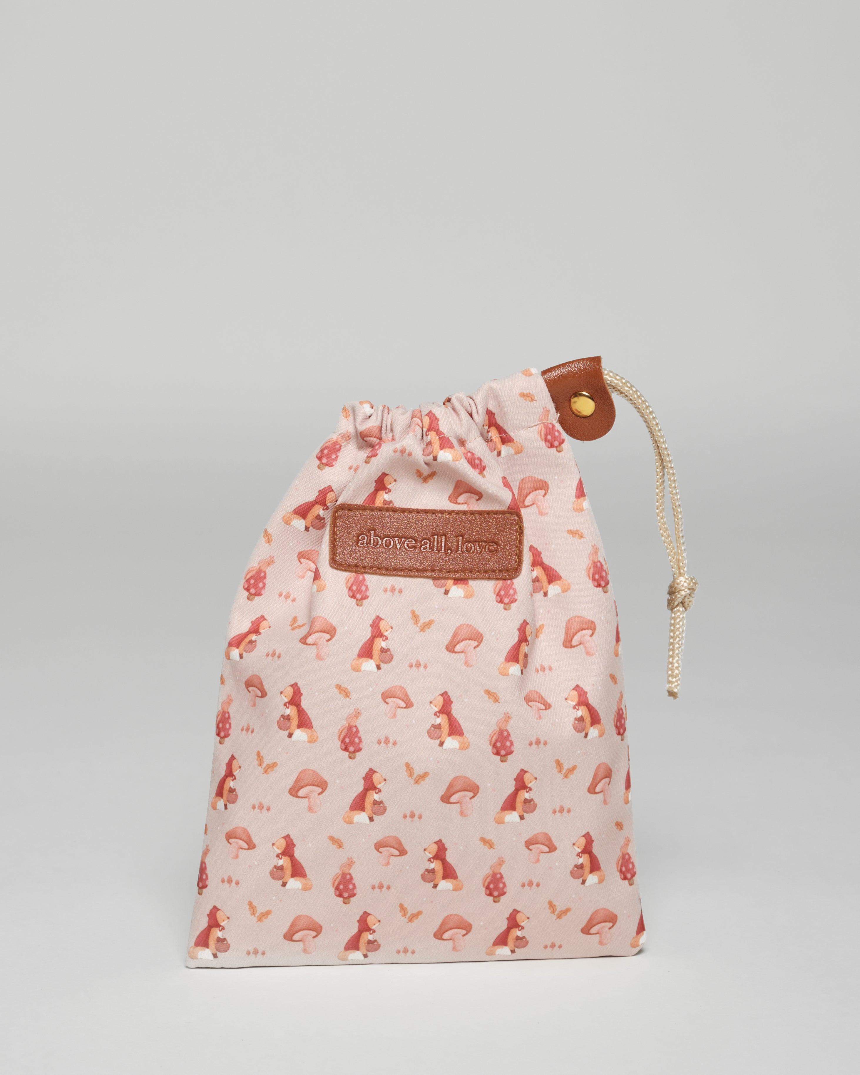 {{Exclusive Special}} Jang Fox Brown Drawstring Pouch