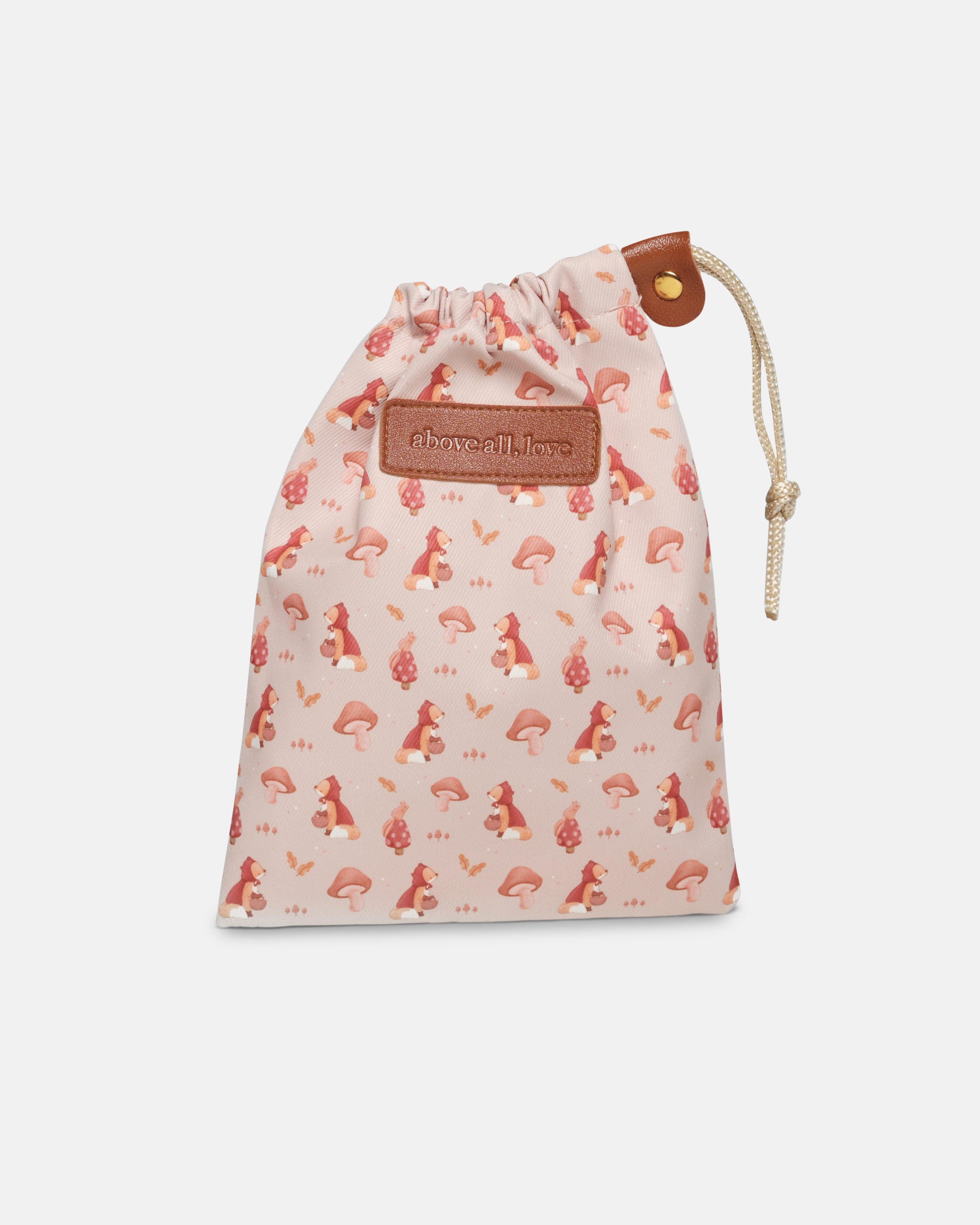 {{Exclusive Special}} Jang Fox Brown Drawstring Pouch