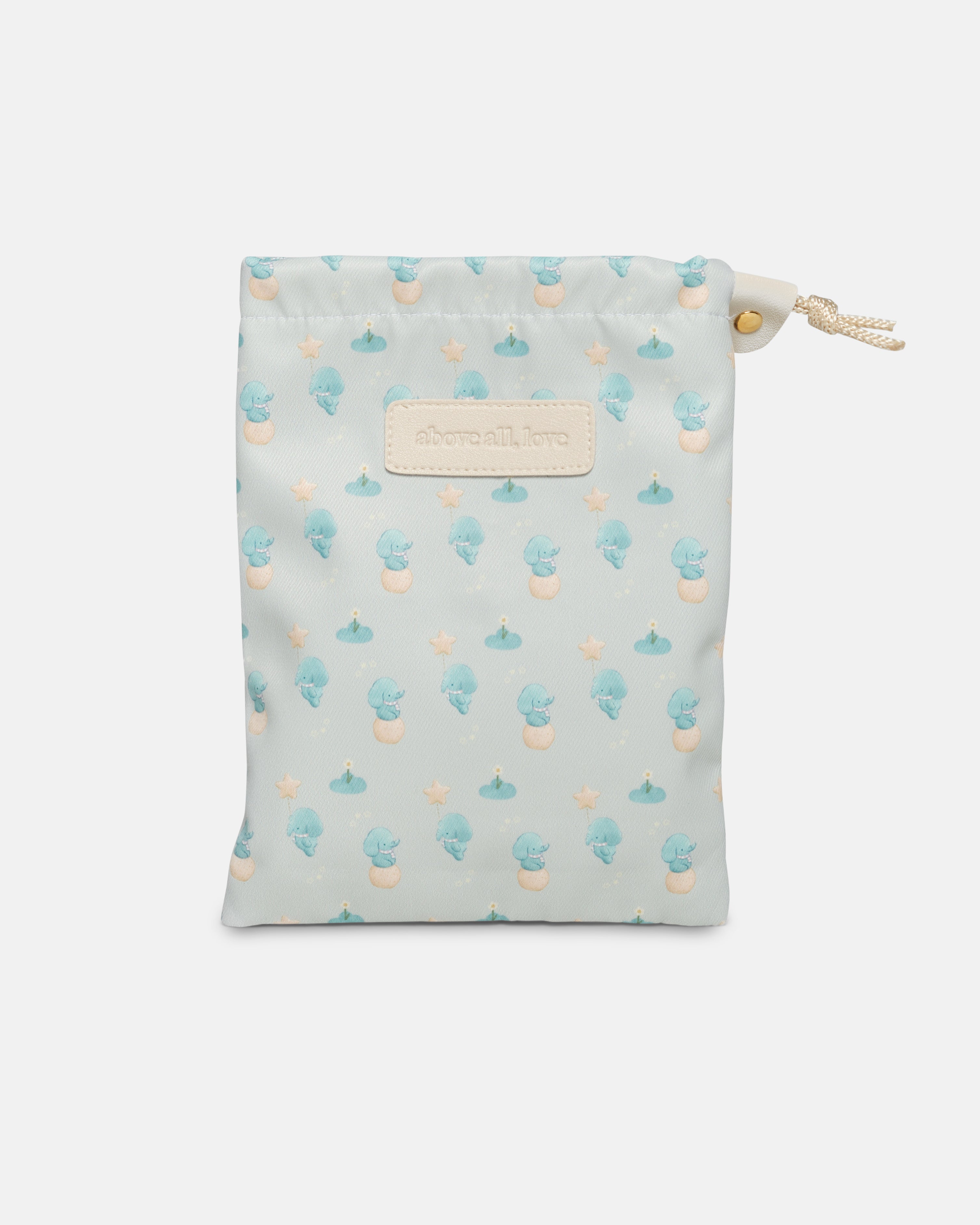 {{Exclusive Special}} Jang Ele Blue Drawstring Pouch