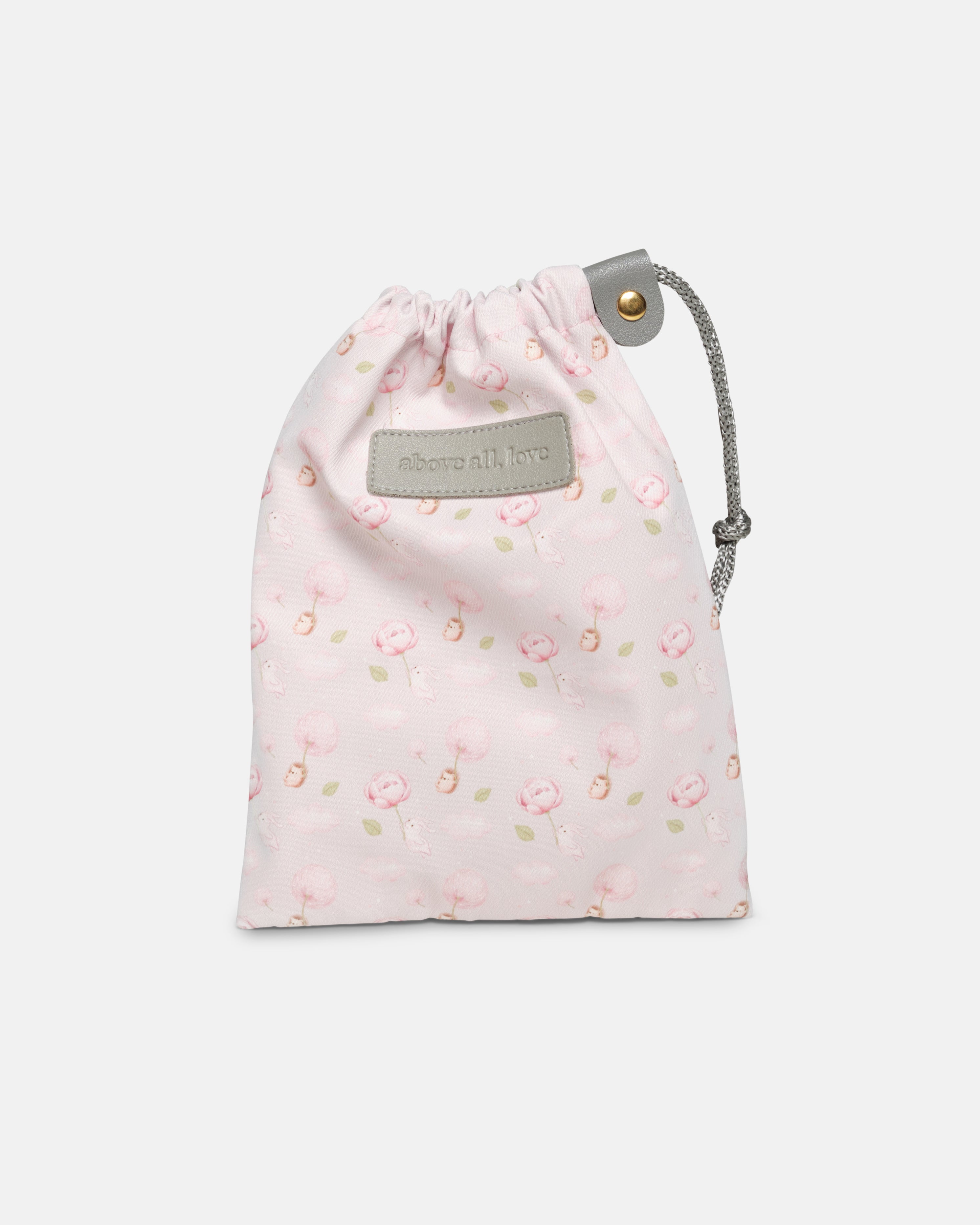 {{Exclusive Special}} Jang Hedgehog Rabbit Pink Drawstring Pouch
