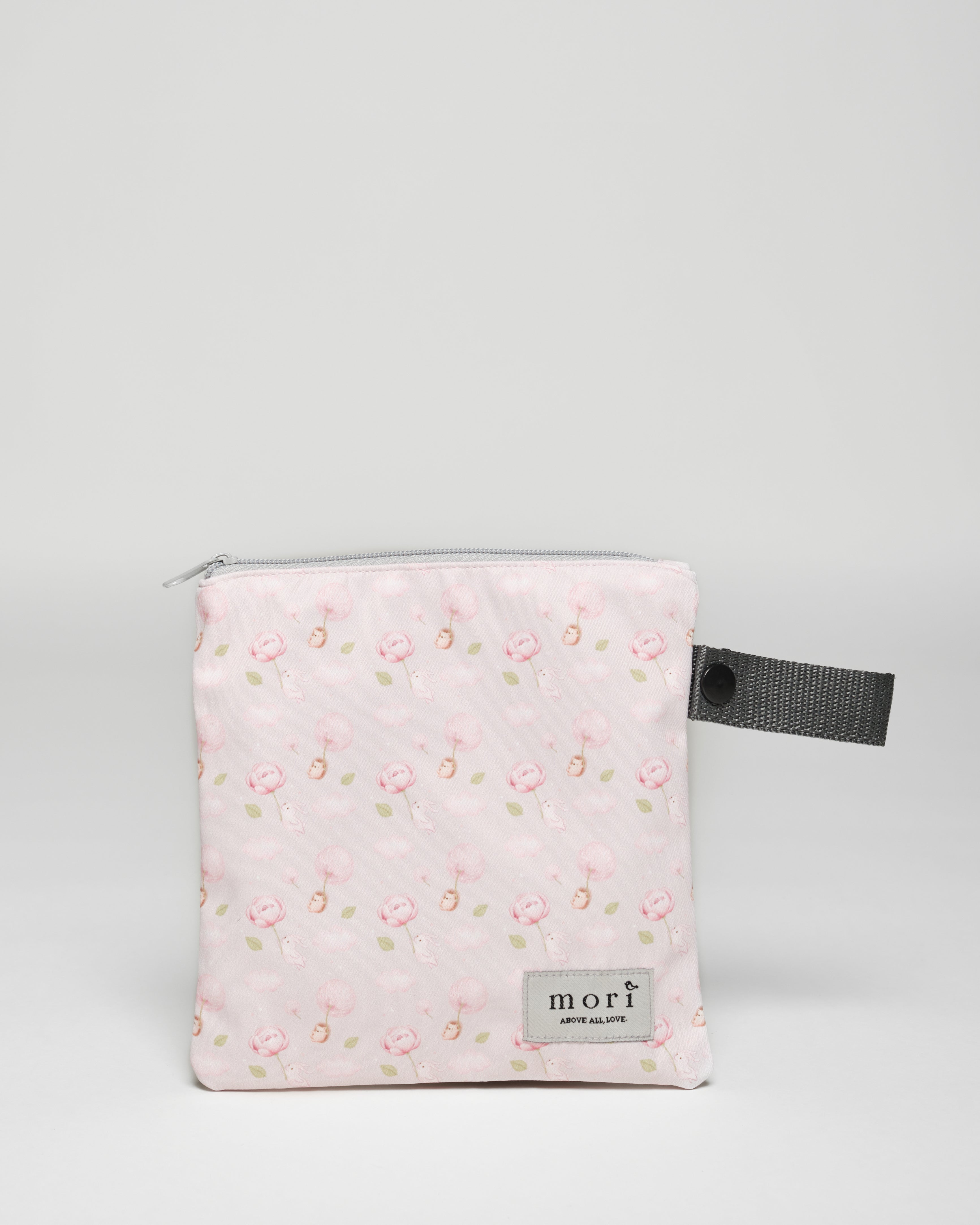 {{Exclusive Collaboration}} Jang Hedgehog Rabbit Pink Pack'N'Go Washable Pouch