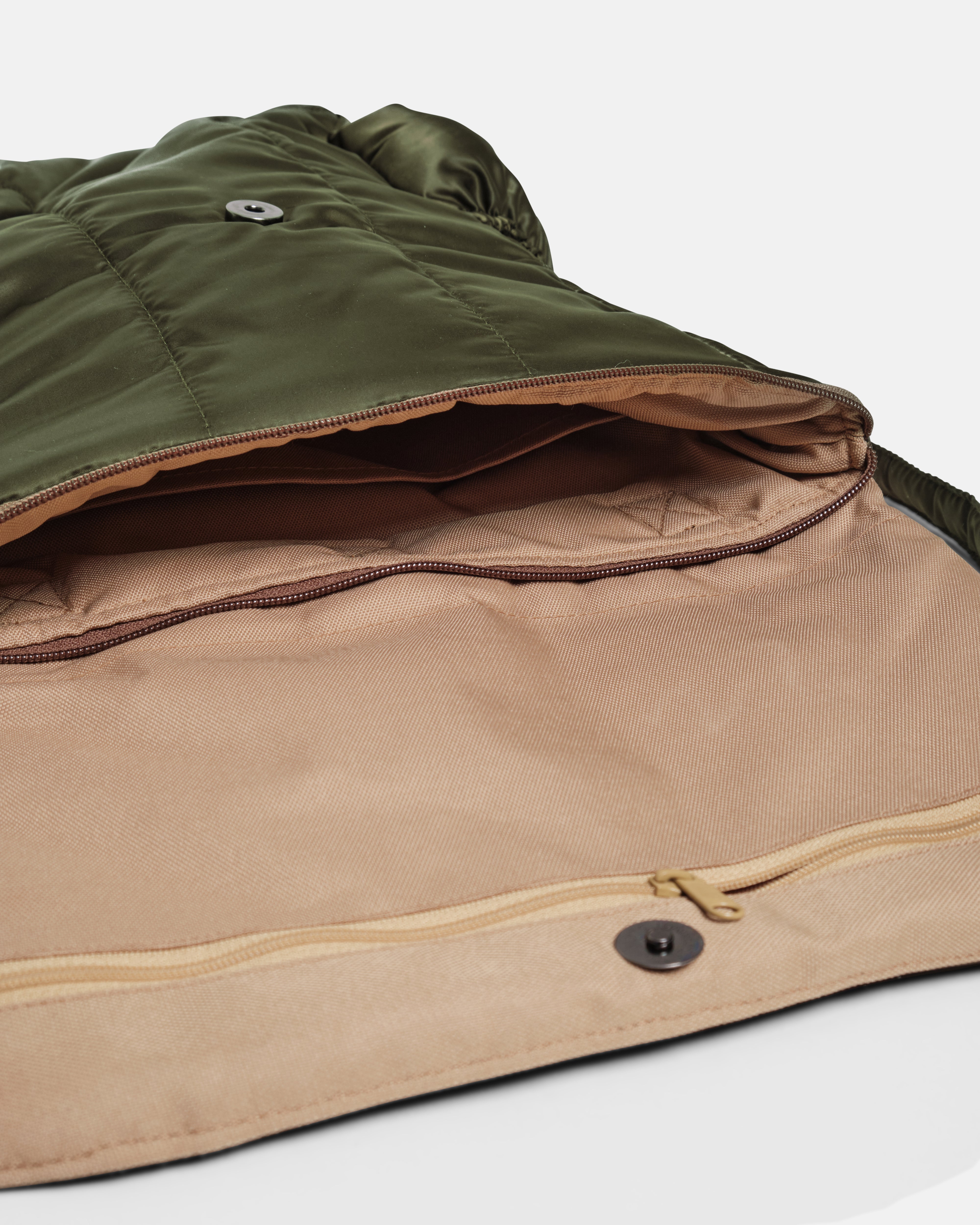 Puffies Dark Olive Utility 4-Way Washable Bag 2.0