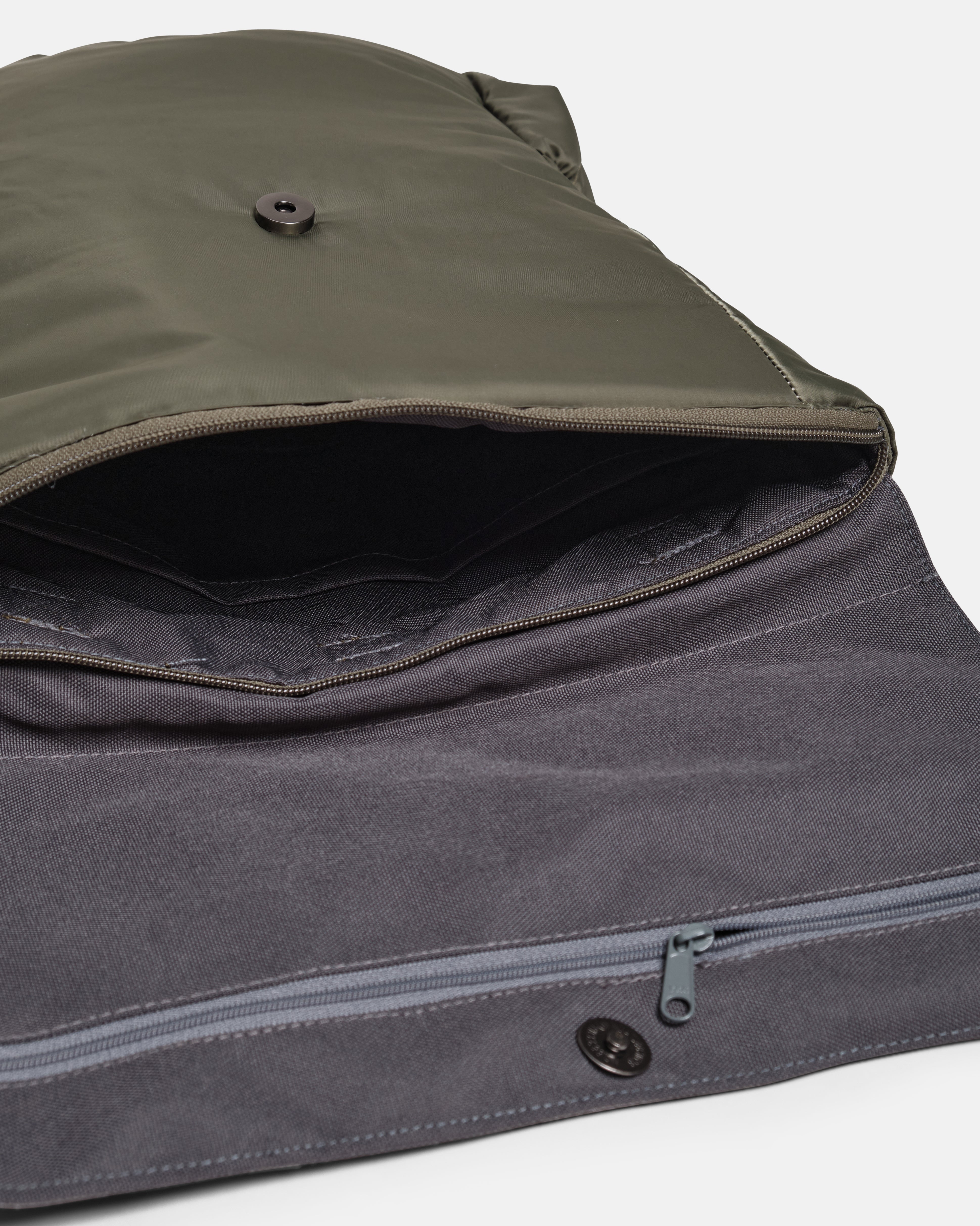 Pleats Olive Grey 4-Way Washable Bag 2.0