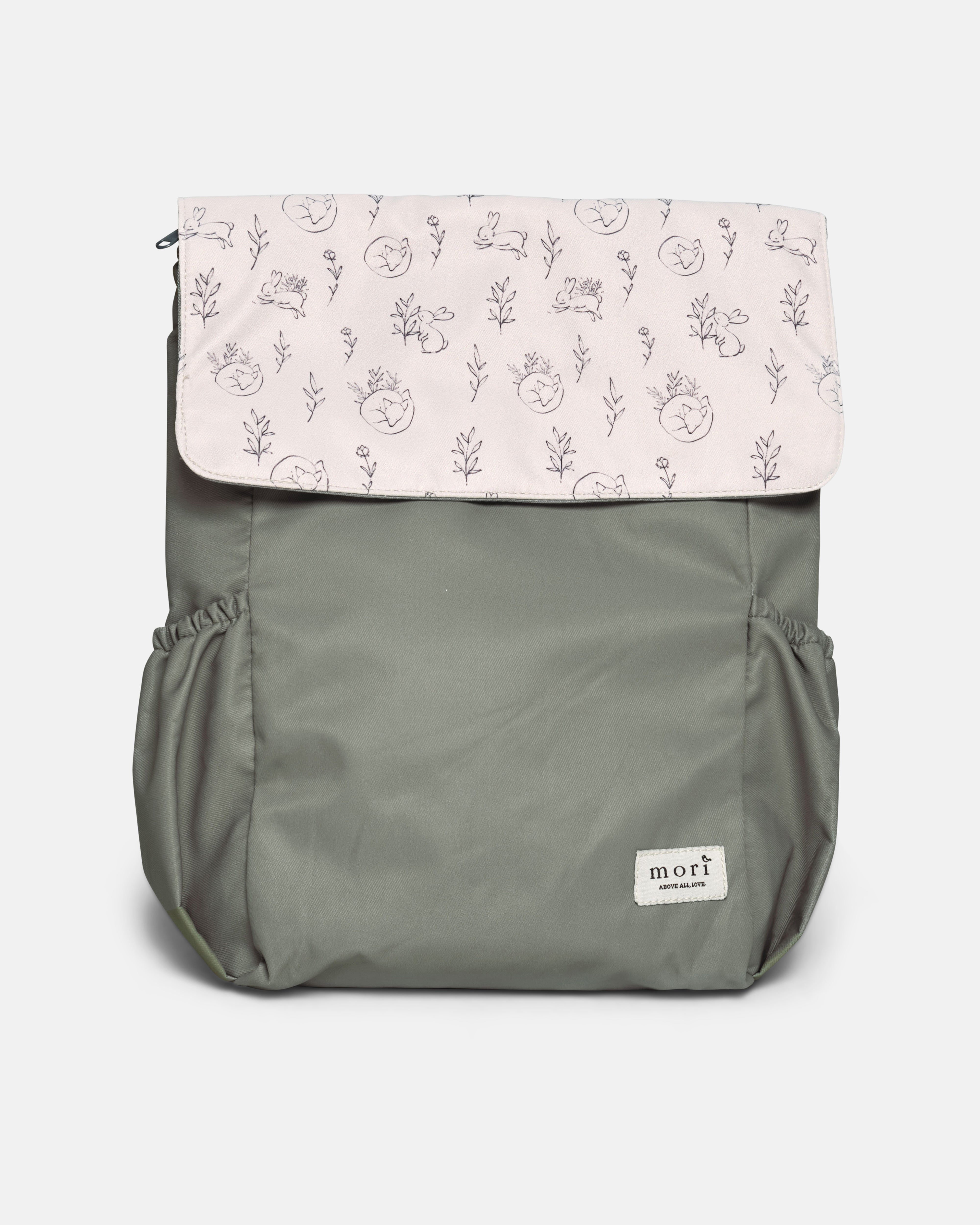 Rabbit Fox Botany Greyish-Green Utility 4-Way Washable Bag 2.0