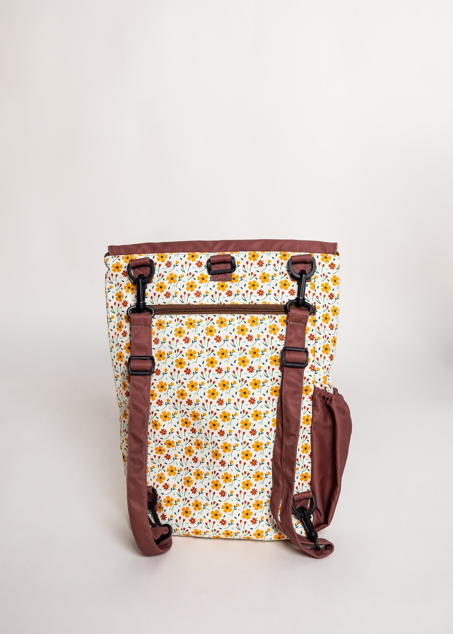 Mini Florals Yellow Utility 4-Way Washable Bag