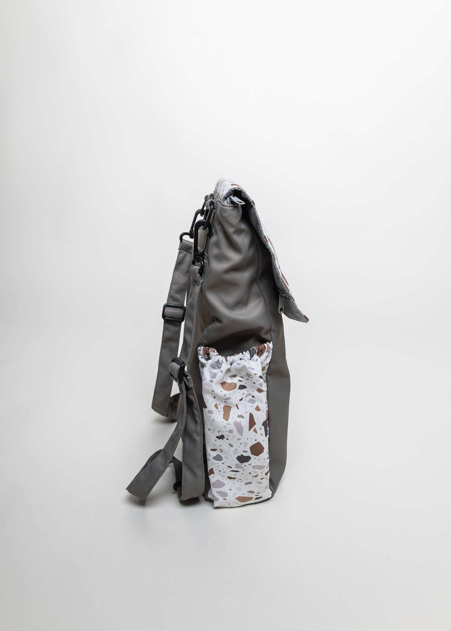 Terrazzo Grayish-Green Utility 4-Way Washable Bag {V2}