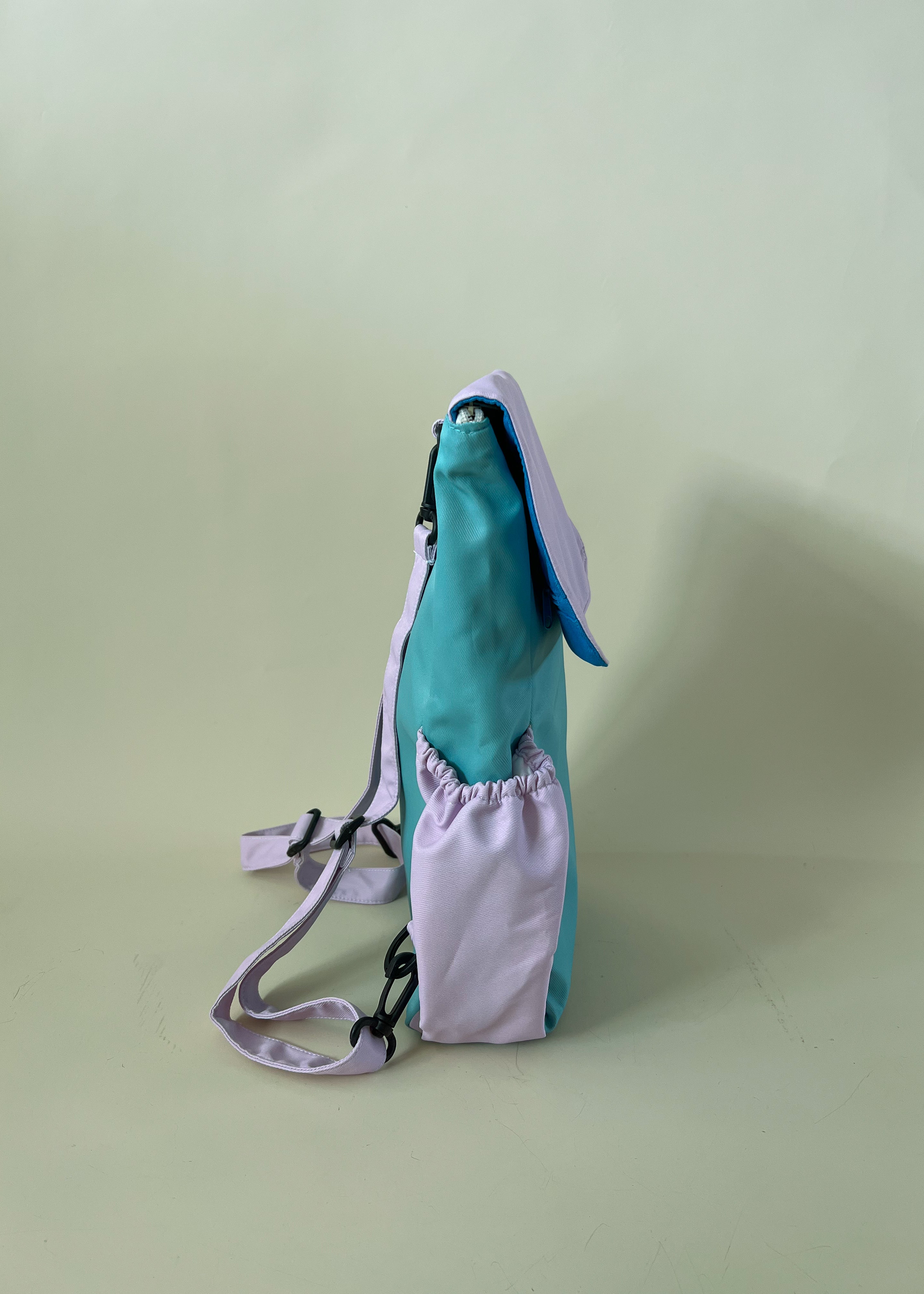 {{Smaller 14INCH SIZE}} Teal Lilac Utility 4-Way Washable Bag