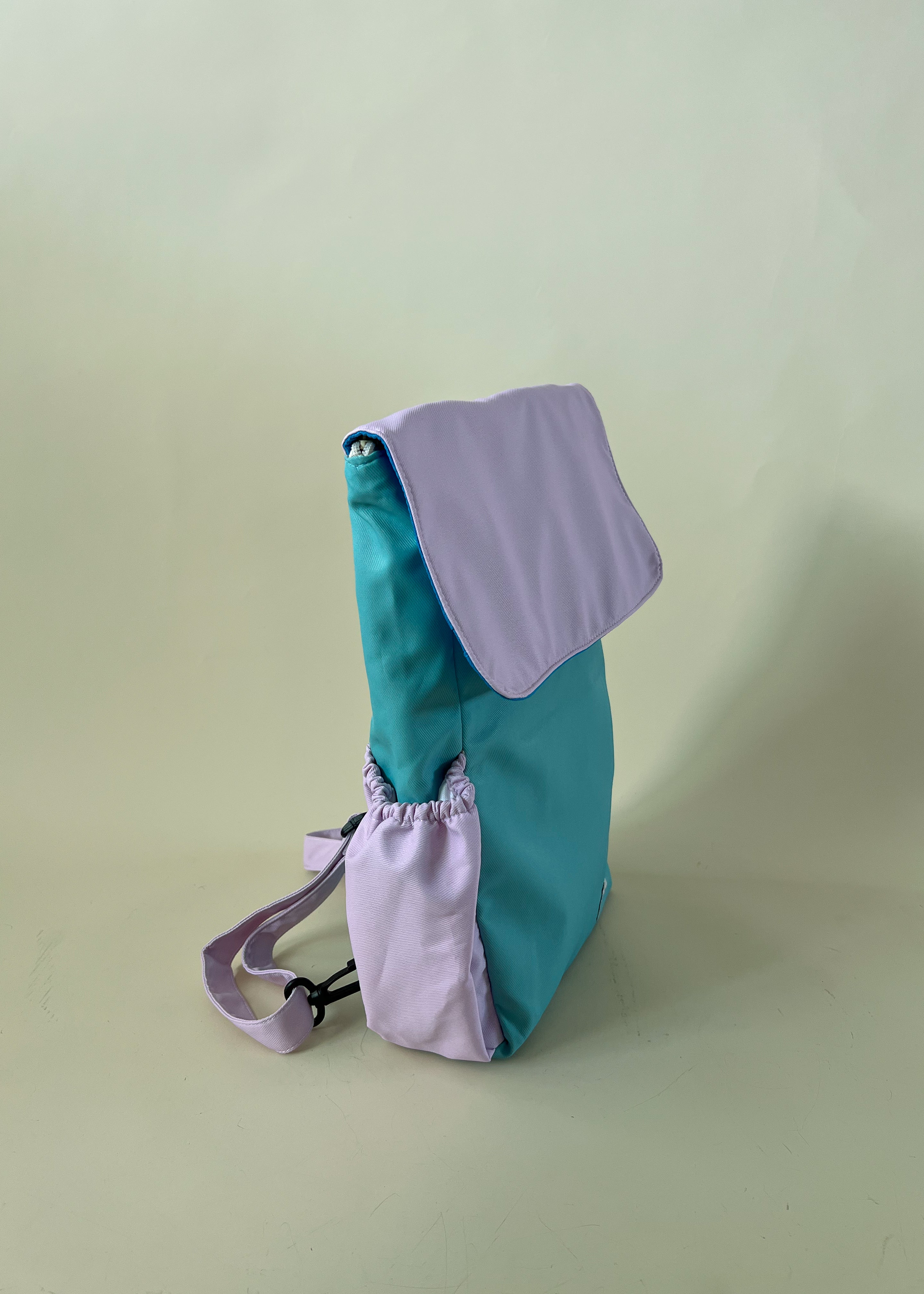 {{Smaller 14INCH SIZE}} Teal Lilac Utility 4-Way Washable Bag