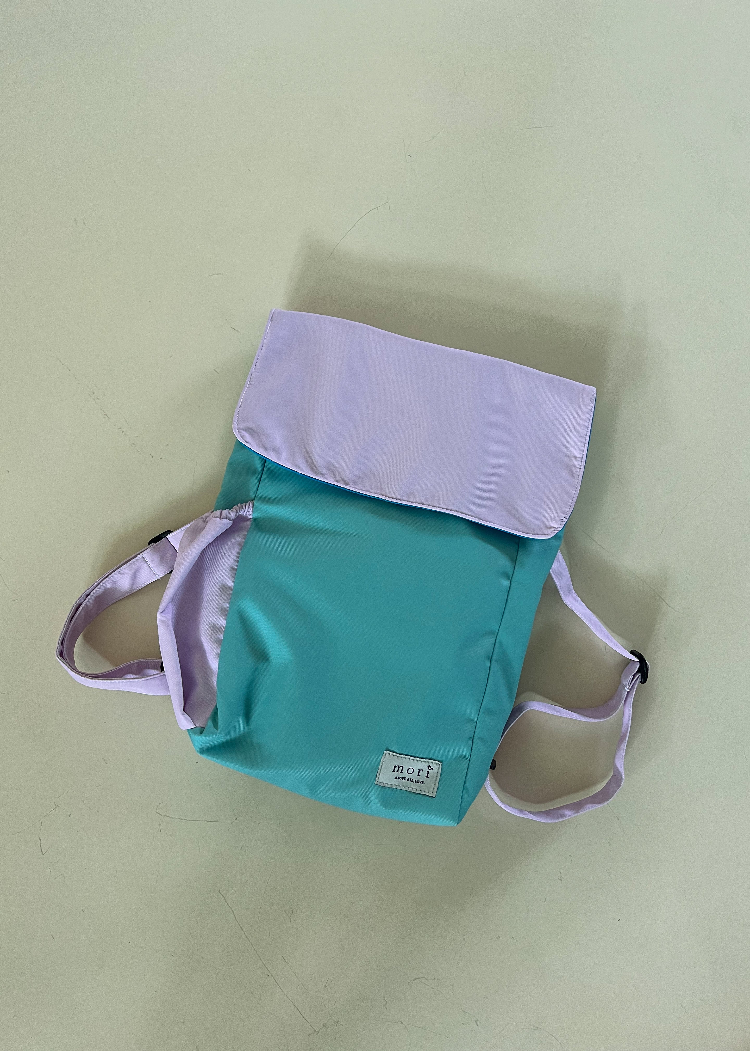 {{Smaller 14INCH SIZE}} Teal Lilac Utility 4-Way Washable Bag